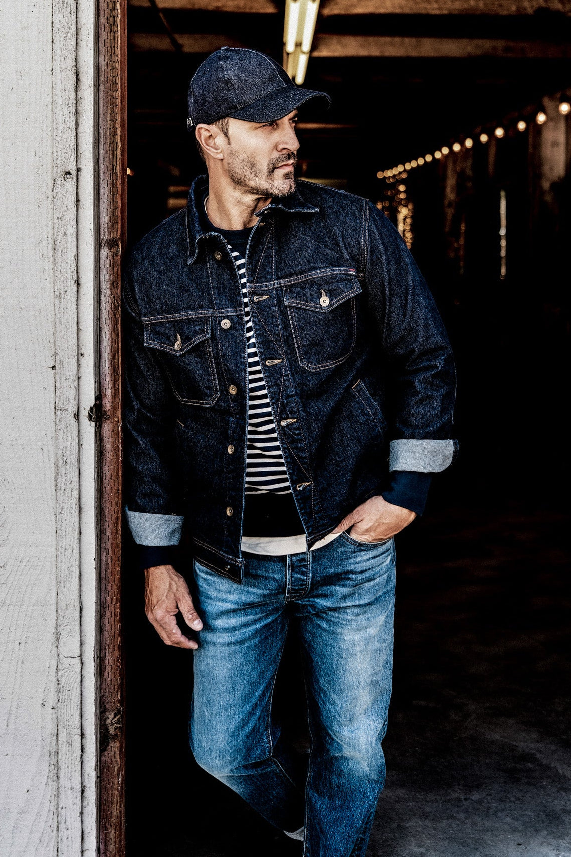 Artcher Jacket Ocean | 14oz Broken Twill Denim – WiesMade
