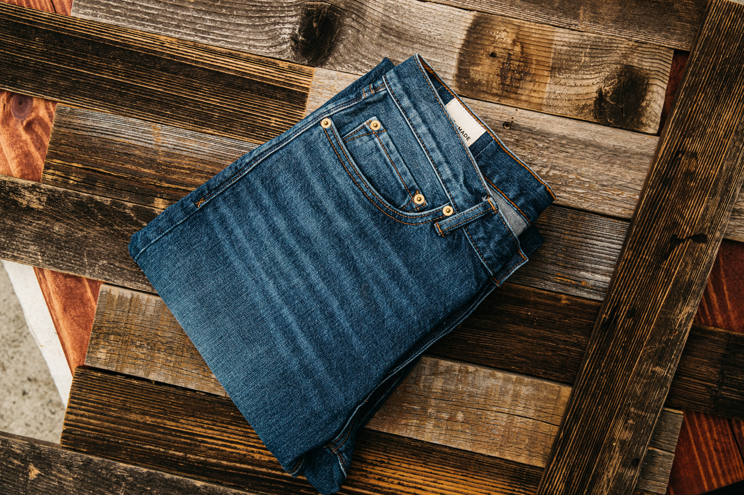 Sam River Wash American Made 14oz Jeans