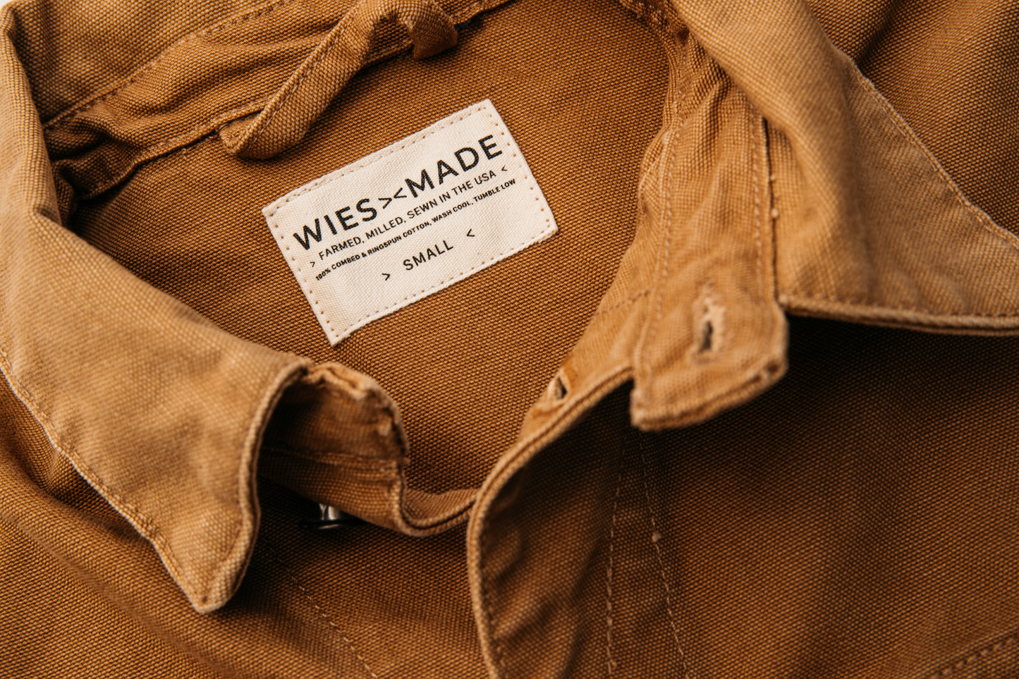 Men's Artcher | 100% Cotton Canvas Flat Felled Seam Jacket - Brown
