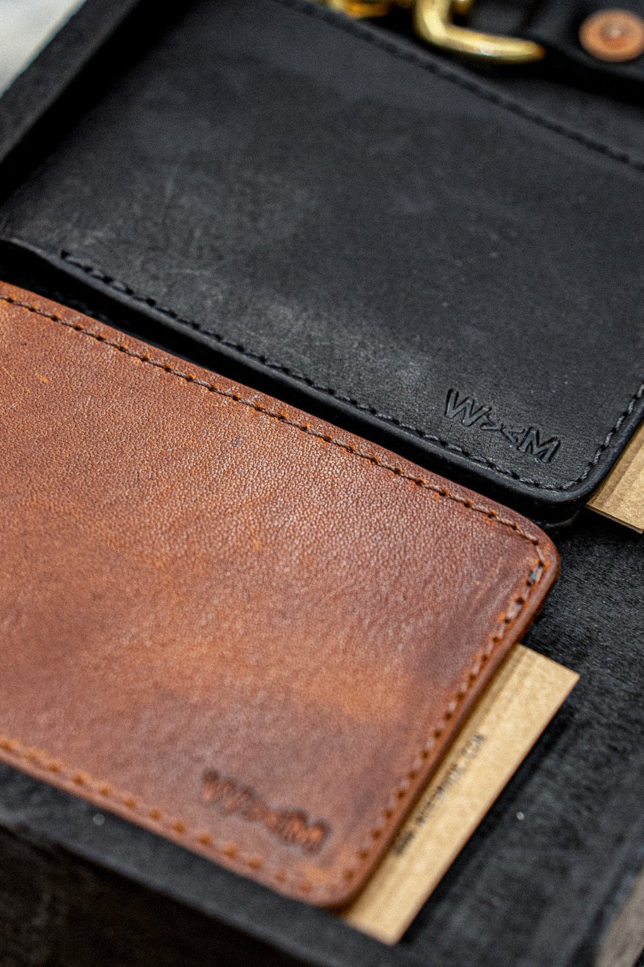 Bi-Fold Wallet Black | Horween Leather