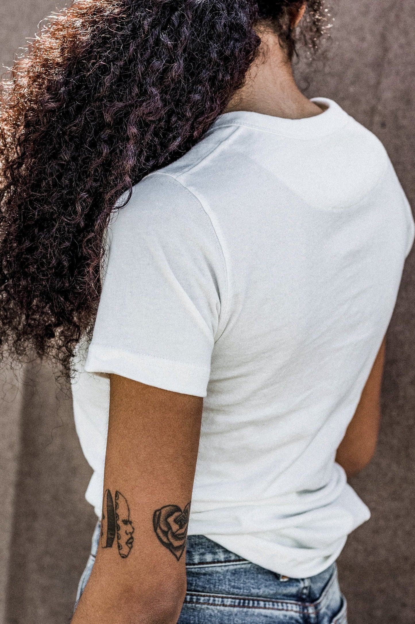 Women's Bolinas Heavyweight Tee | 8oz 100% American Made Cotton - White