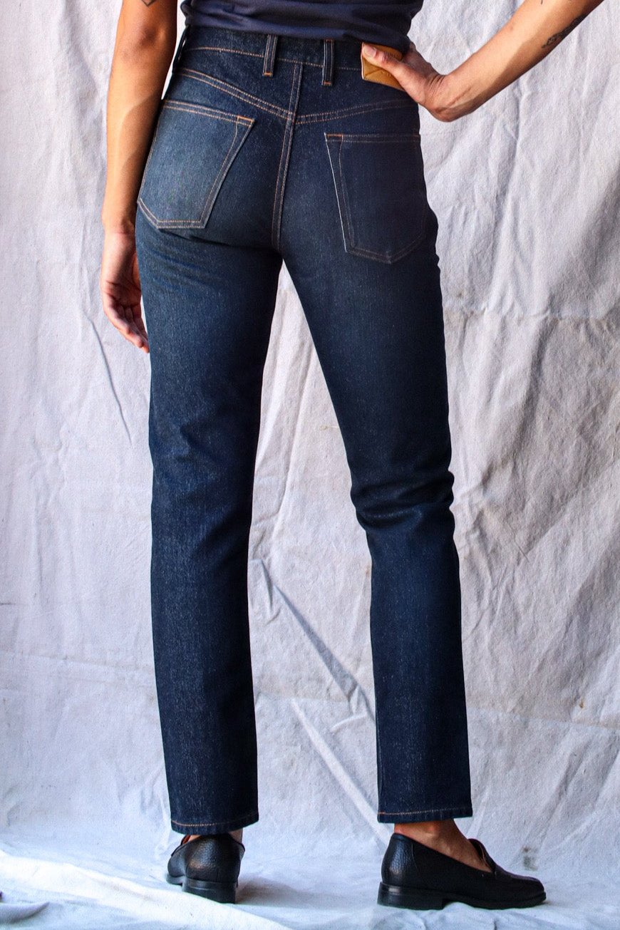 Elise Fit Jean | Ocean Wash Mid Rise Slim Fit