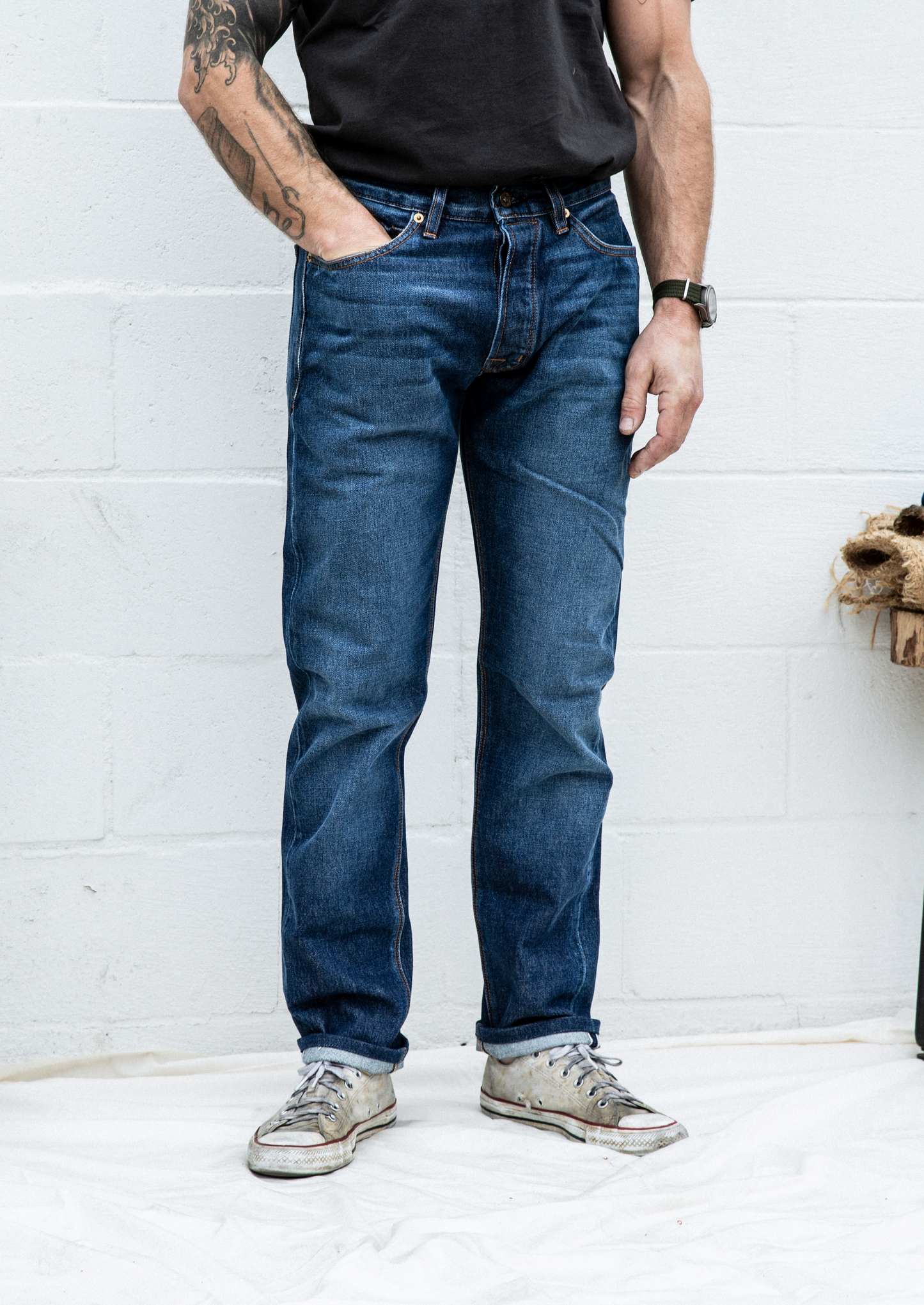 Jack Vidalia Mills 14oz Selvedge Jeans Ocean Wash| 100% American Made Cotton
