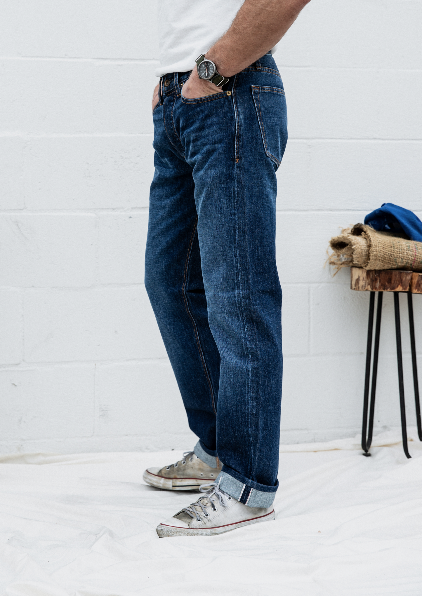 Jack Vidalia Mills 14oz Selvedge Jeans Ocean Wash| 100% American Made Cotton
