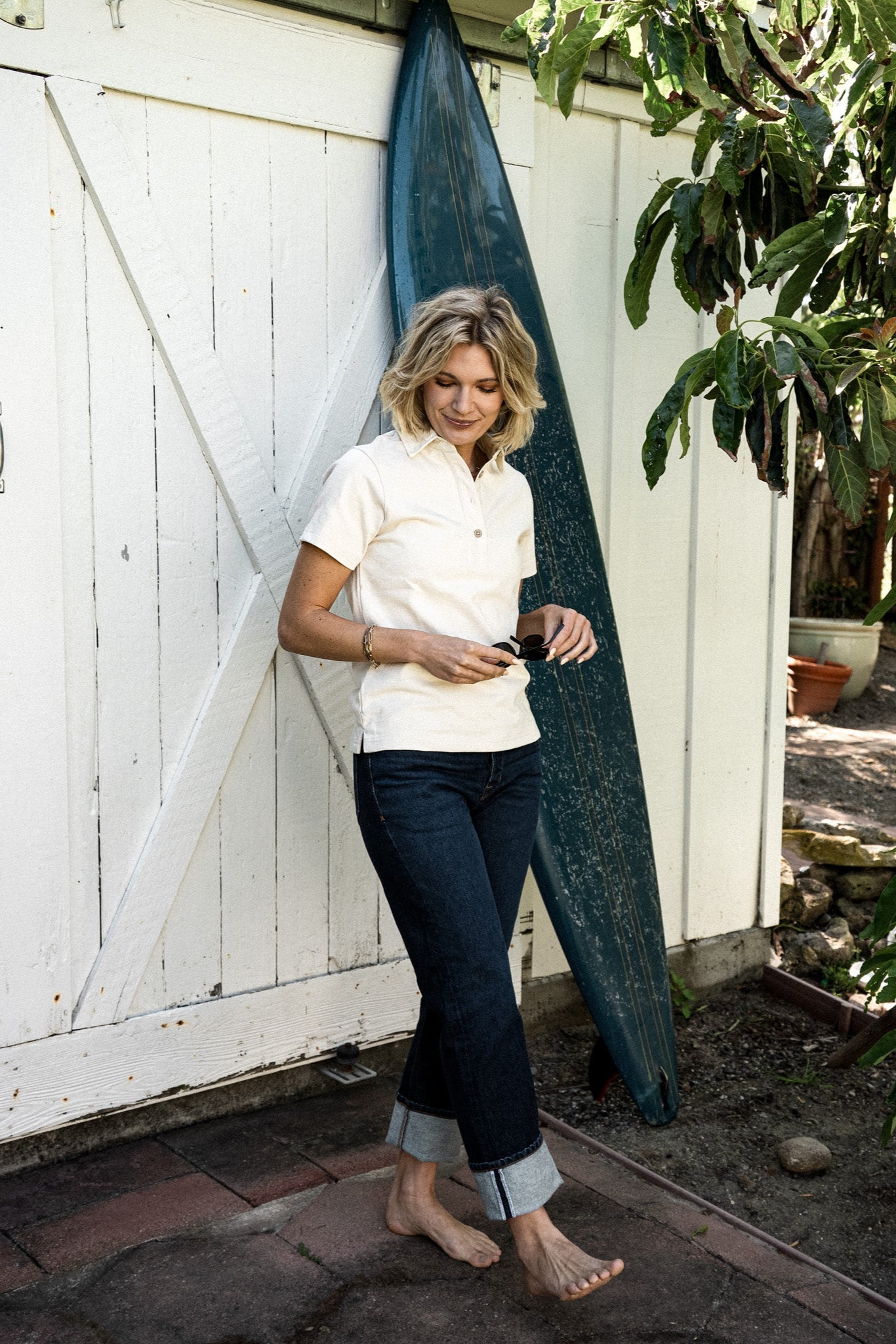 Jackie Fit Jean | Ocean Wash Mid Rise Wide Leg