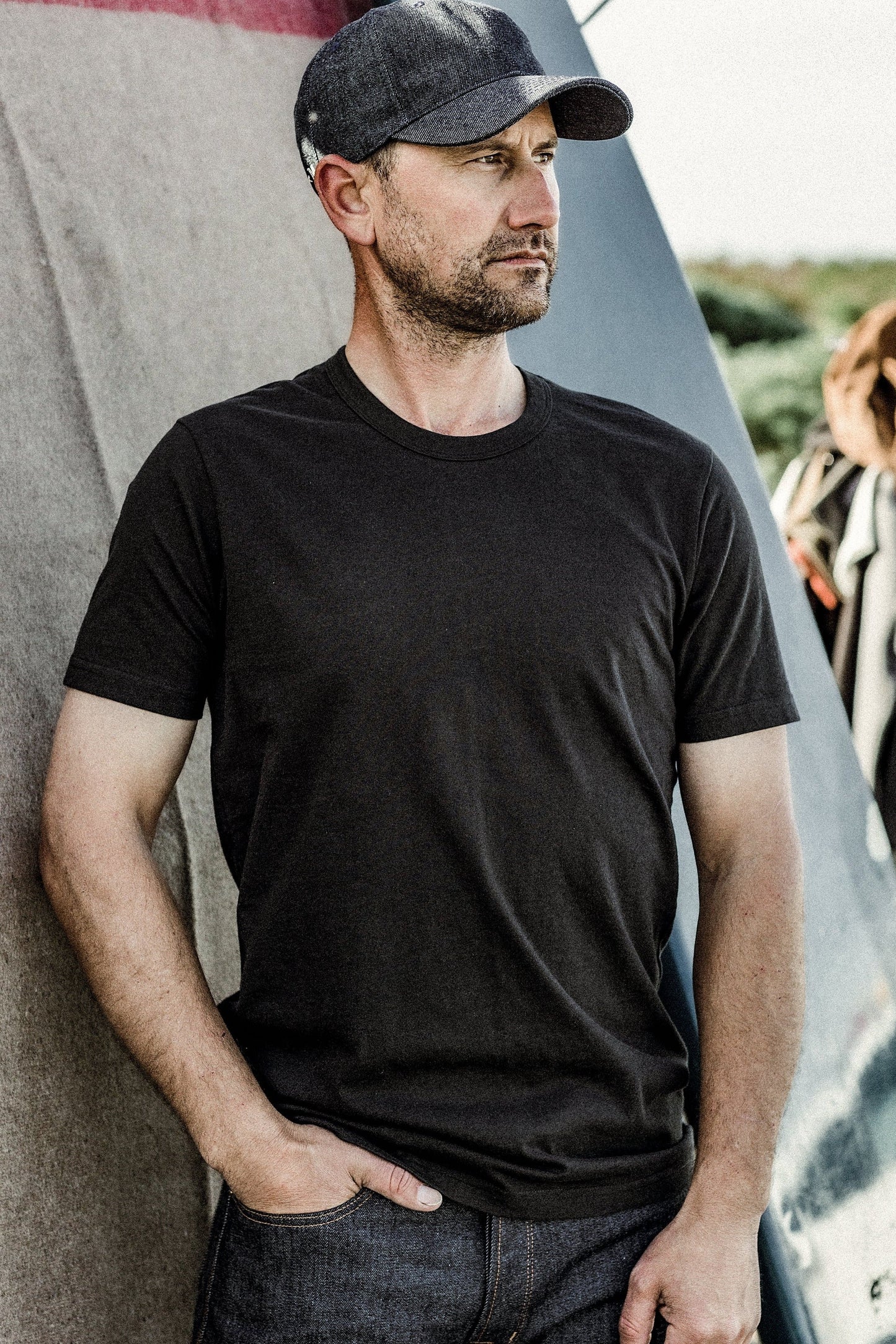 Men's Bolinas Heavyweight Tee | 8oz American Made 100% Cotton - Basalt