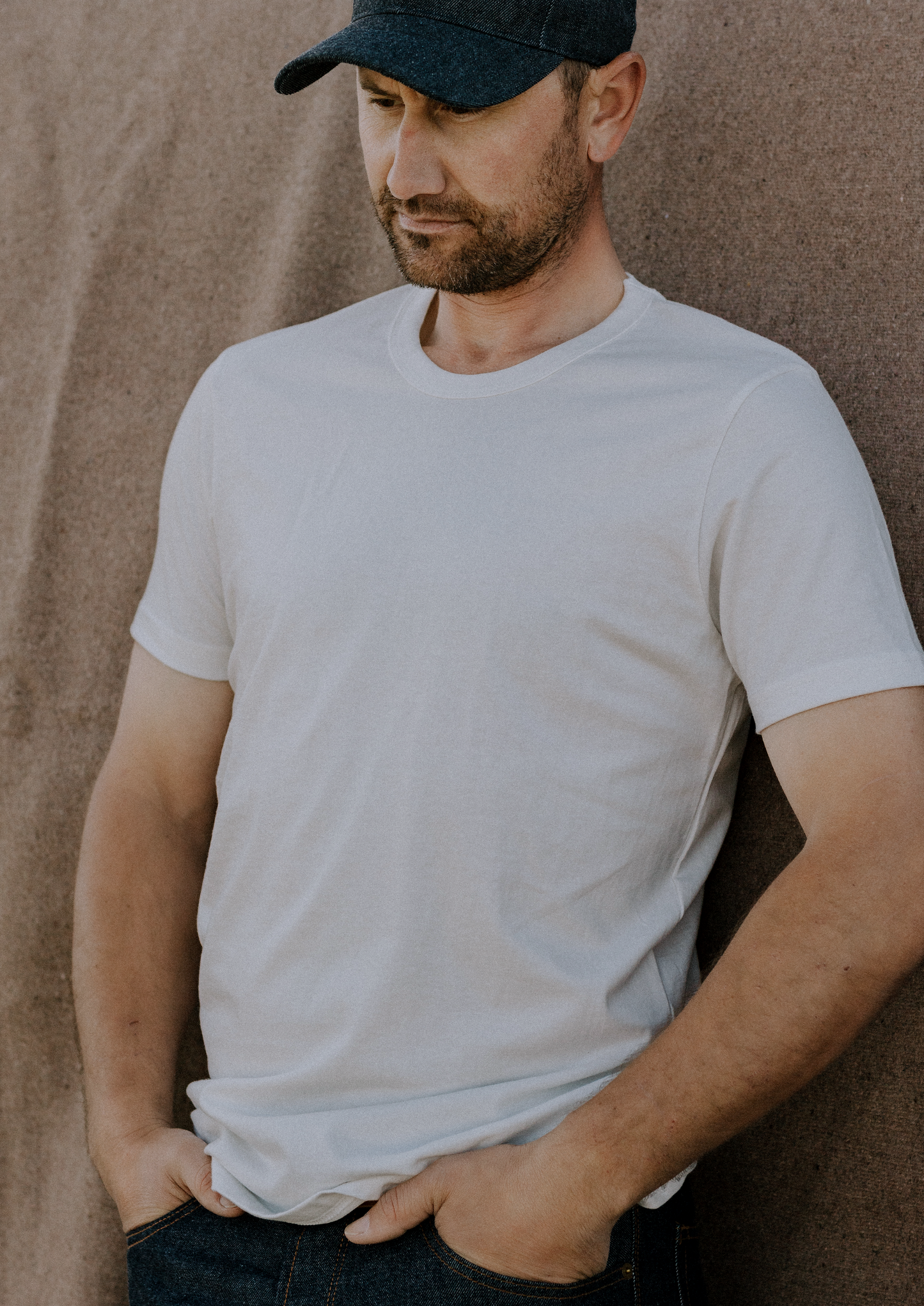 Men's Bolinas Heavyweight Tee | 8oz American Made 100% Cotton - White