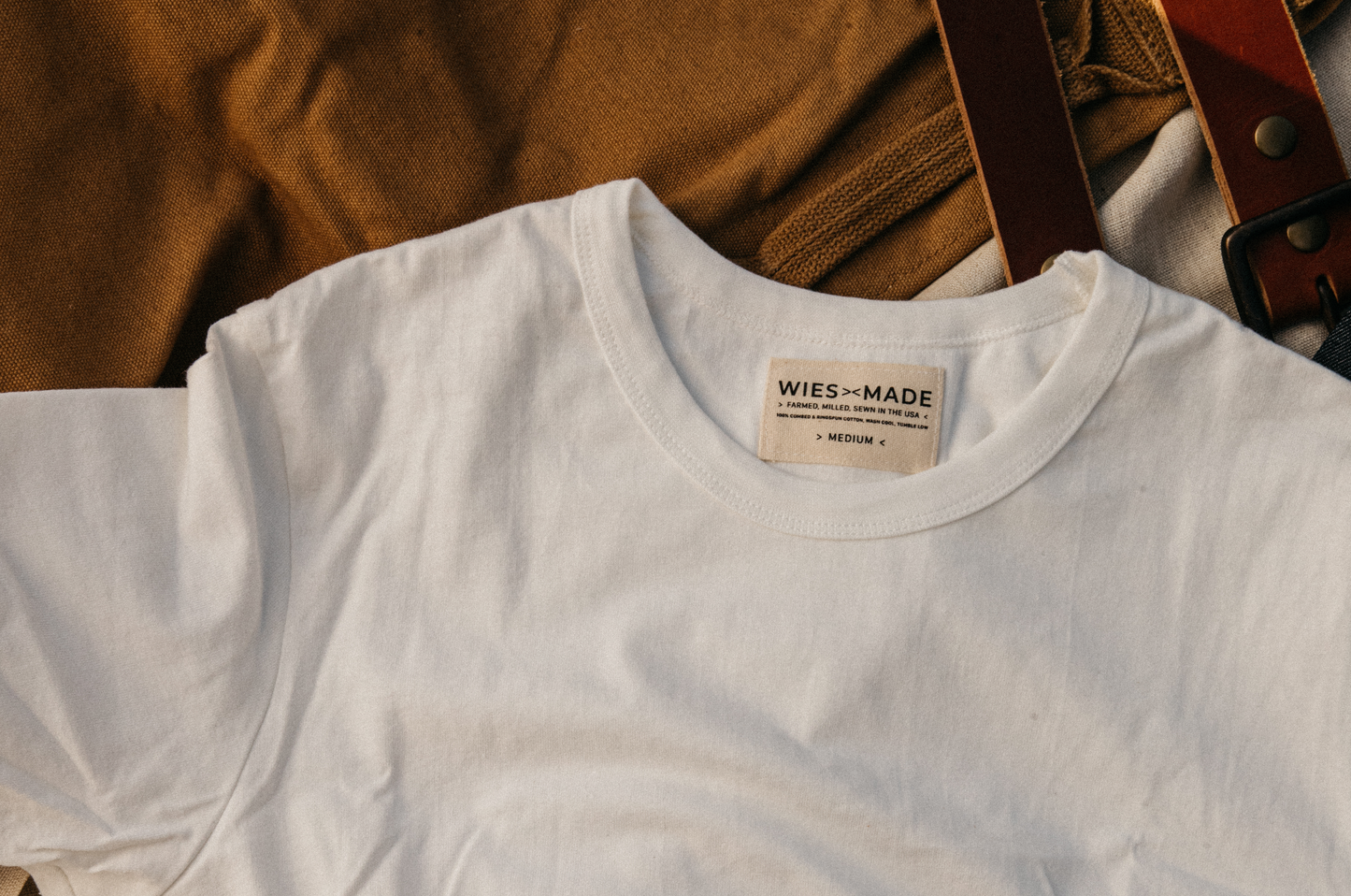 Men's Bolinas Heavyweight Tee | 8oz American Made 100% Cotton - White
