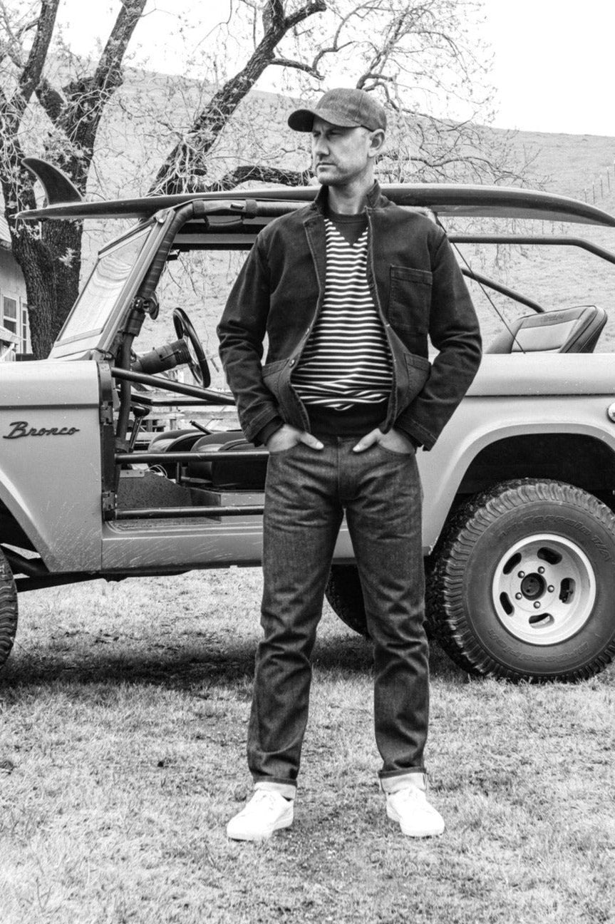 Men's Scout Blazer | Denim Chore Jacket - Black Stone