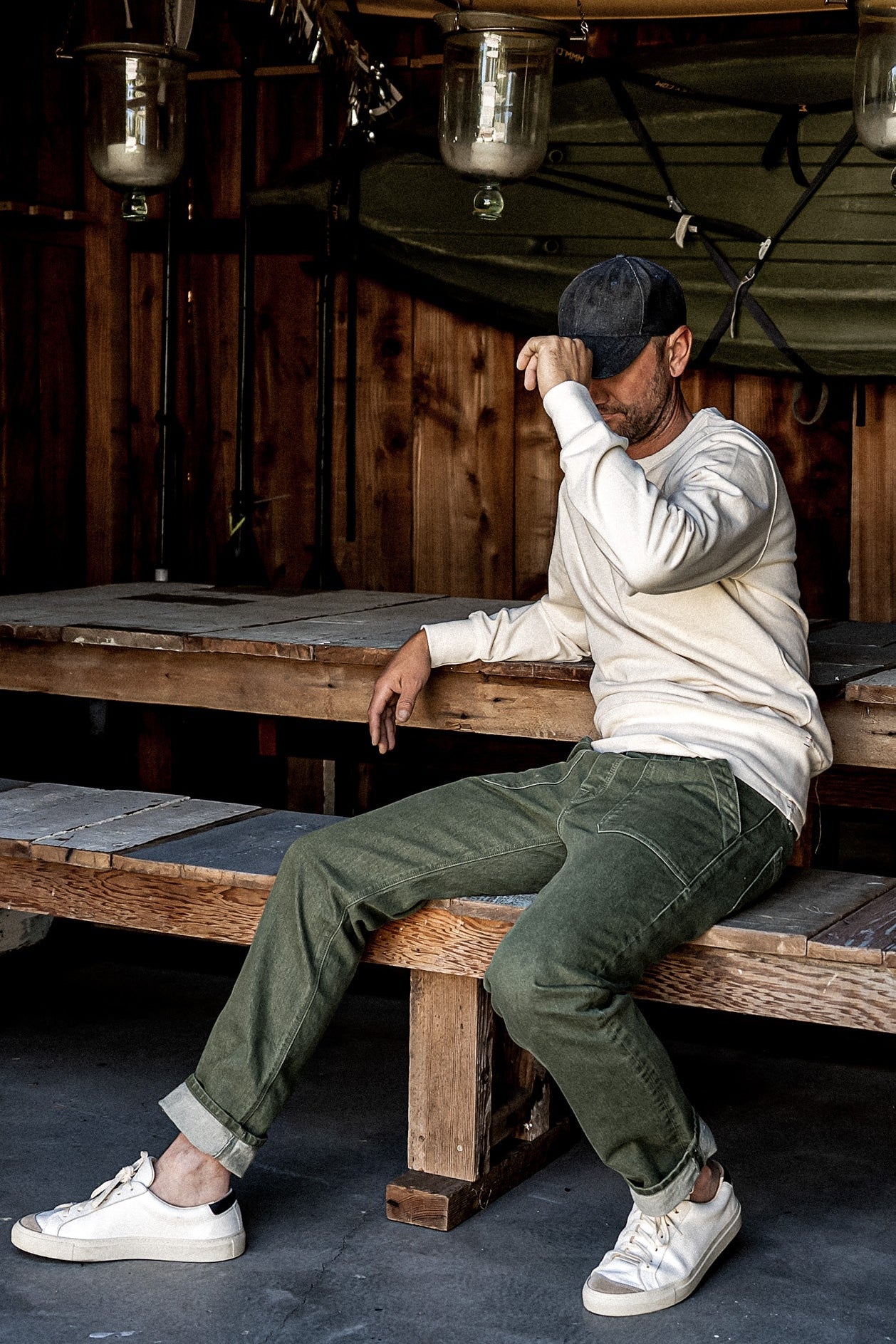 Scout Jean | Denim Military Pant - Olive