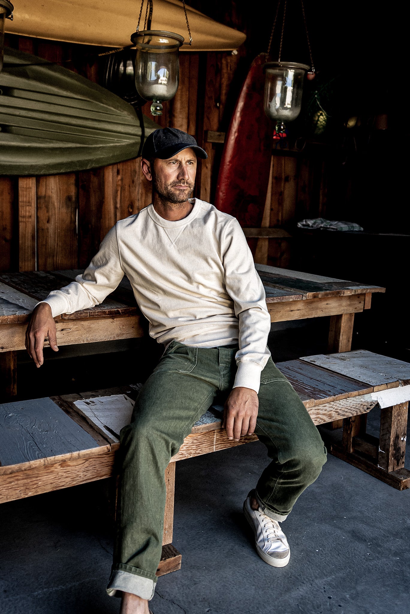 Scout Jean | Denim Military Pant - Olive