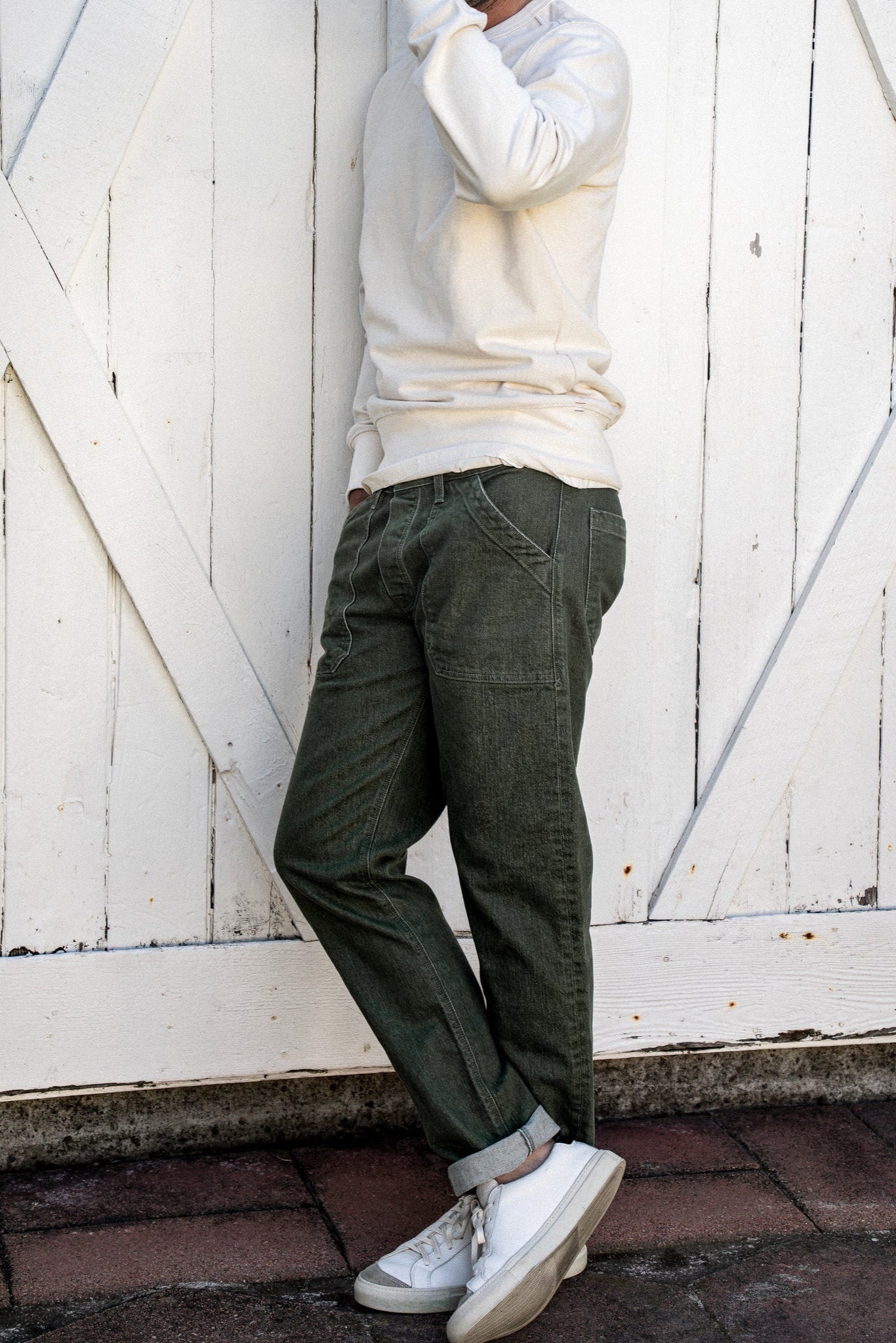 Scout Jean | Denim Military Pant - Olive