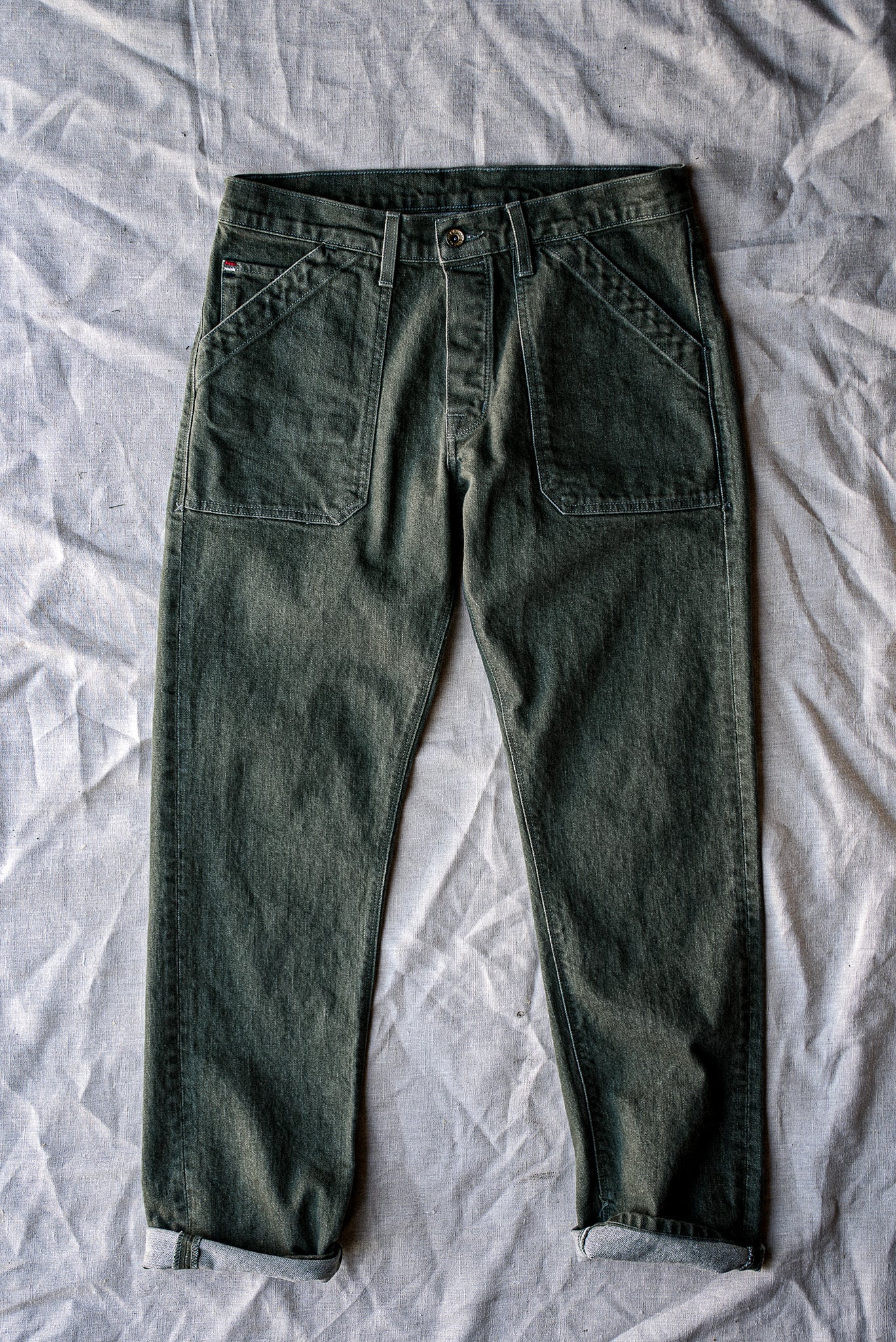Scout Jean | Denim Military Pant - Olive