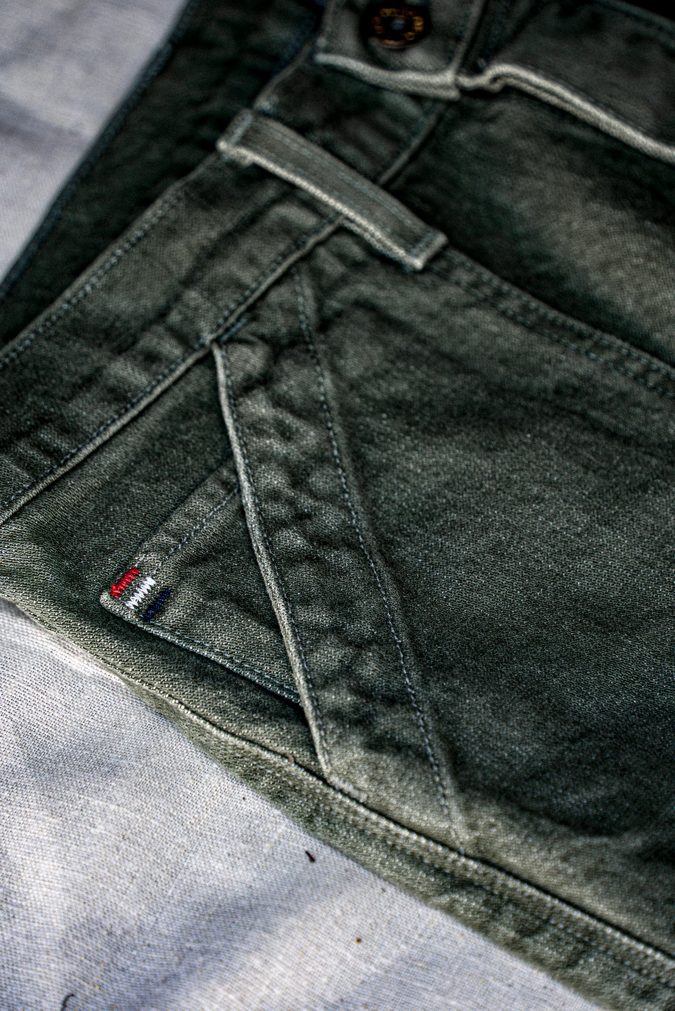 Scout Jean | Denim Military Pant - Olive