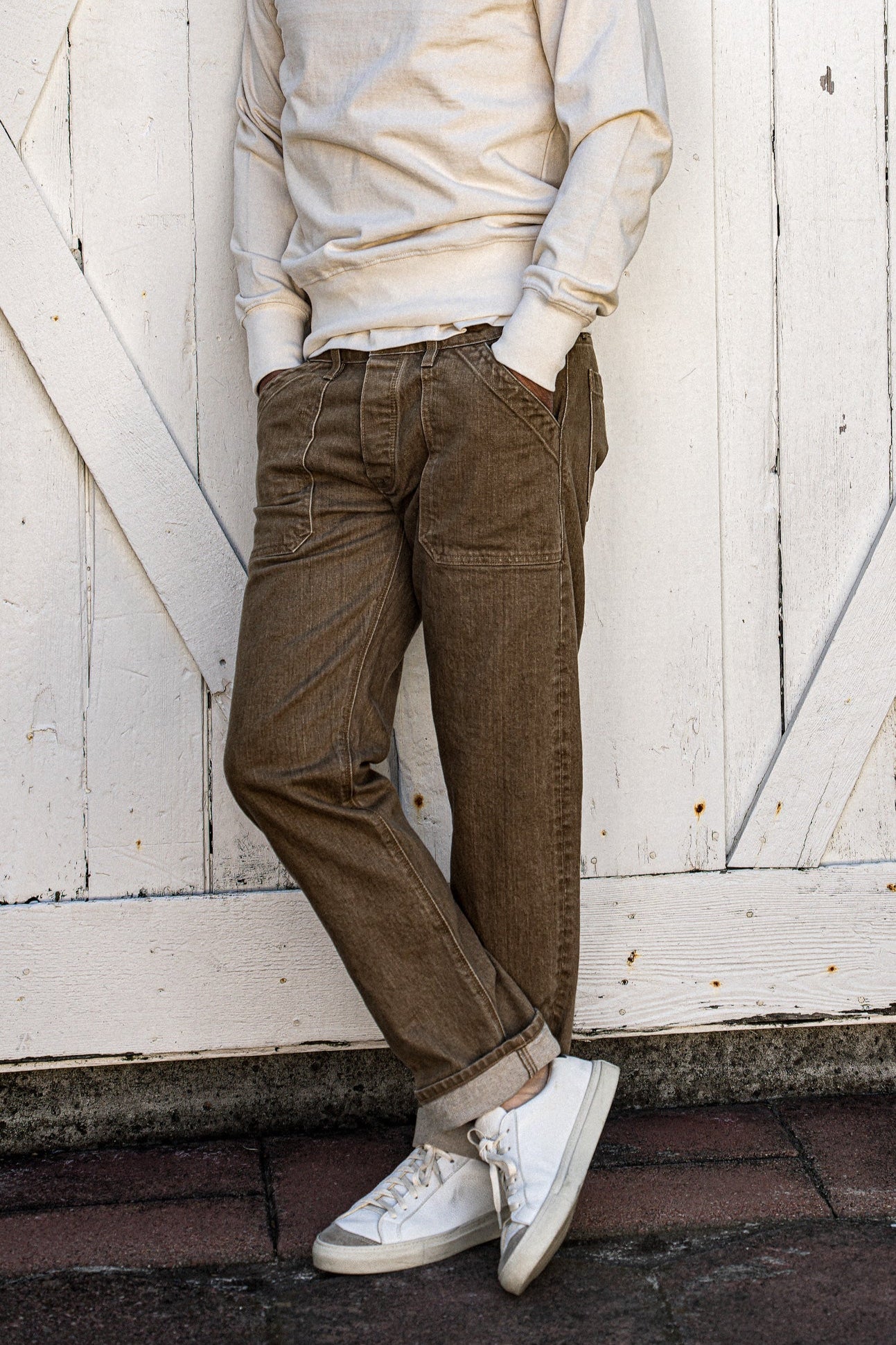 Scout Jean | Denim Military Pant - Wheat