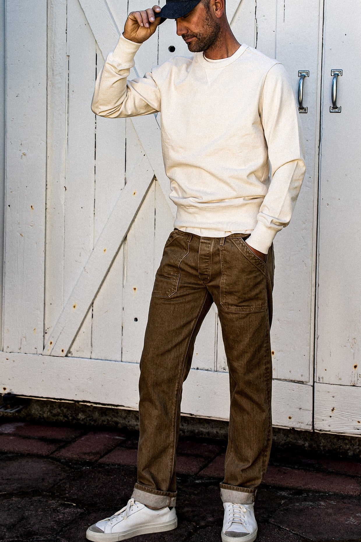 Scout Jean | Denim Military Pant - Wheat