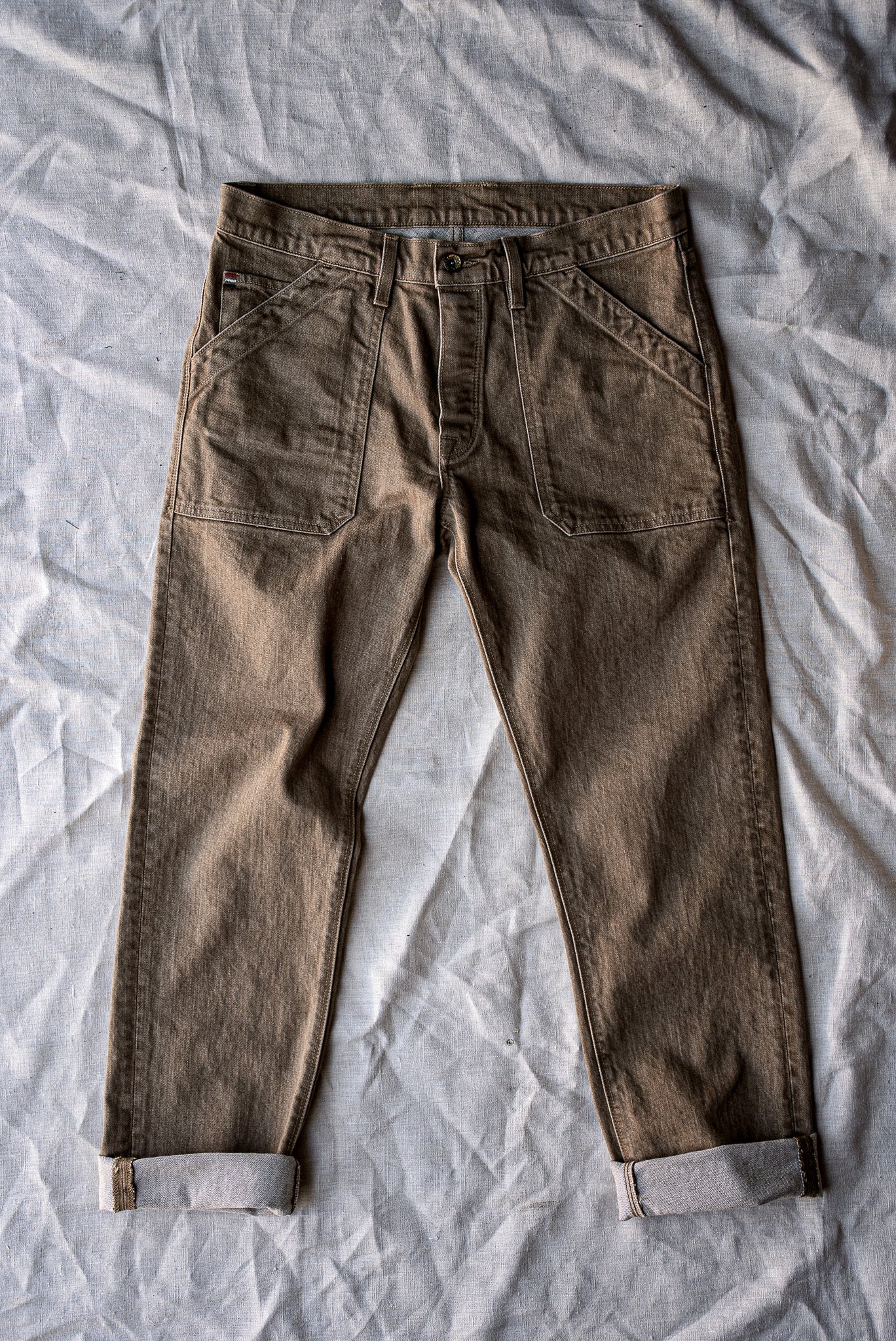Scout Jean | Denim Military Pant - Wheat