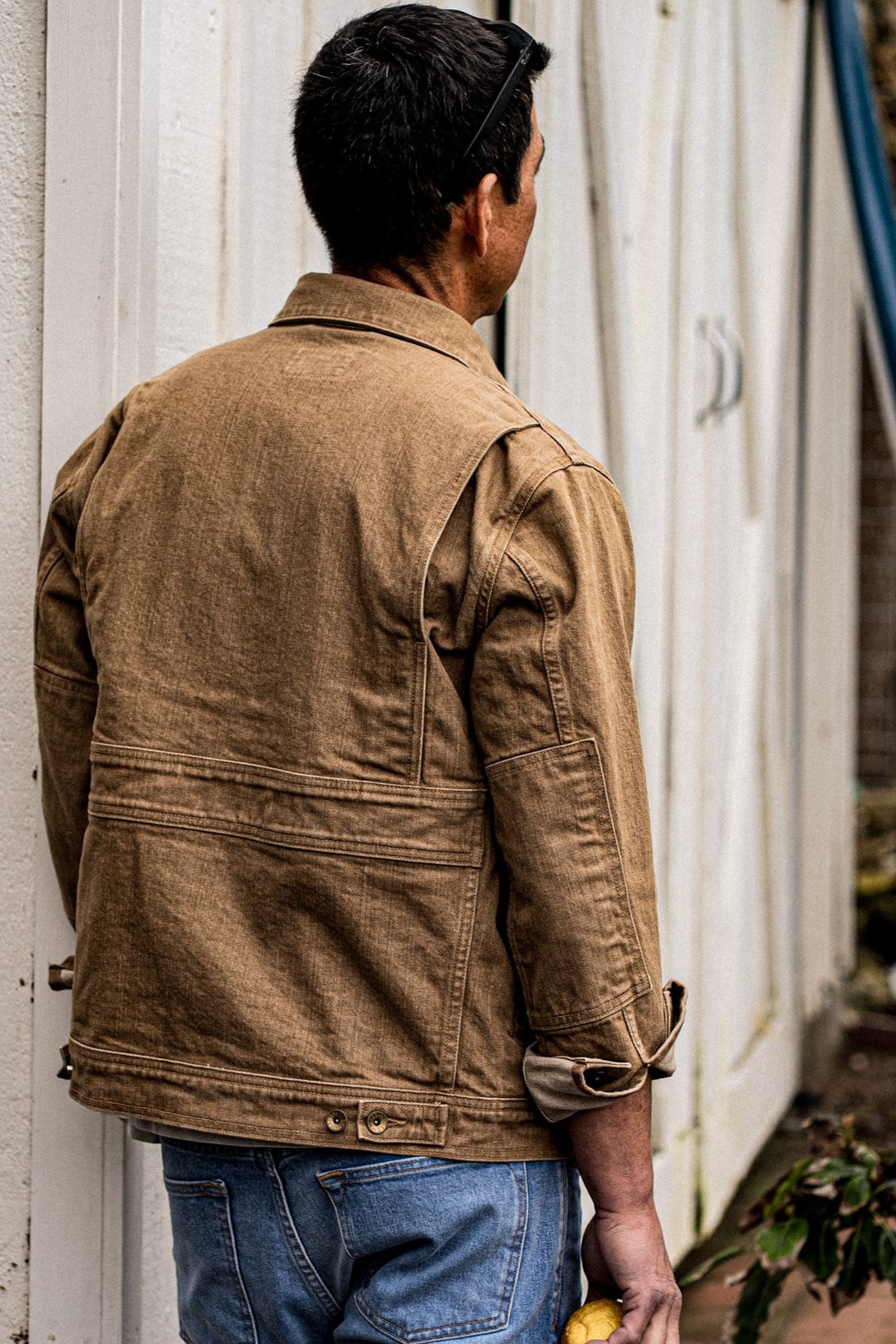 Artcher Jacket | 14oz Broken Twill Denim Wheat