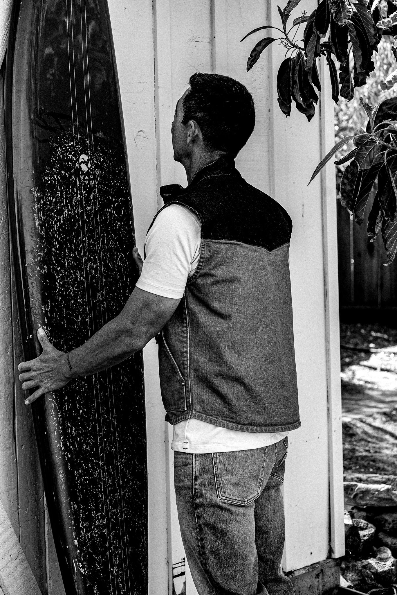 James Vest | Wheat 14oz Broken Twill Denim