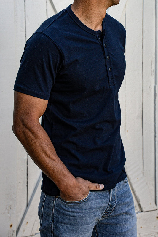 Reyes Henley | Heavyweight 8oz 100% Cotton