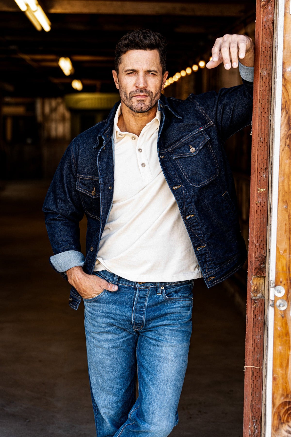 Men | Stinson Rugby | 12oz Rugby Jersey 100% cotton - Natural