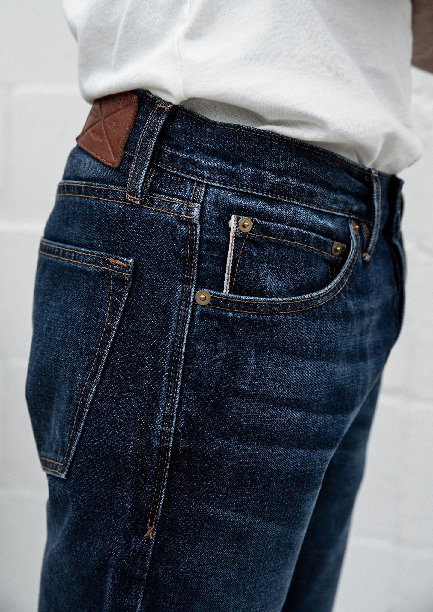 Jack Fit Jeans | Washed Selvedge Denim Straight Cut