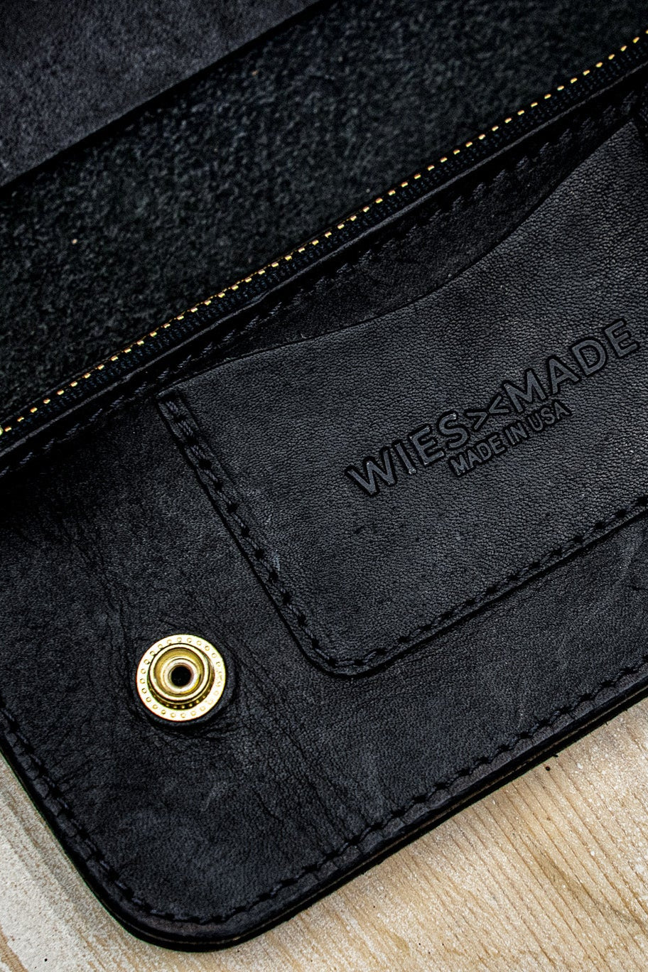 Roper Wallet Black | Horween Leather