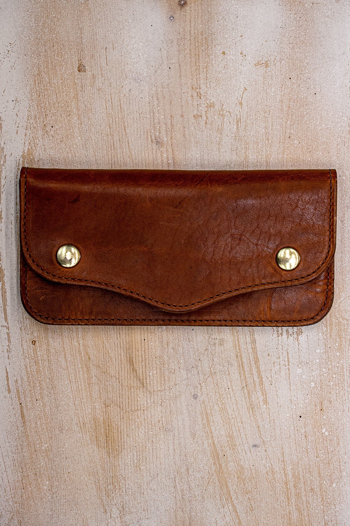 Roper Wallet Tan | Horween Leather