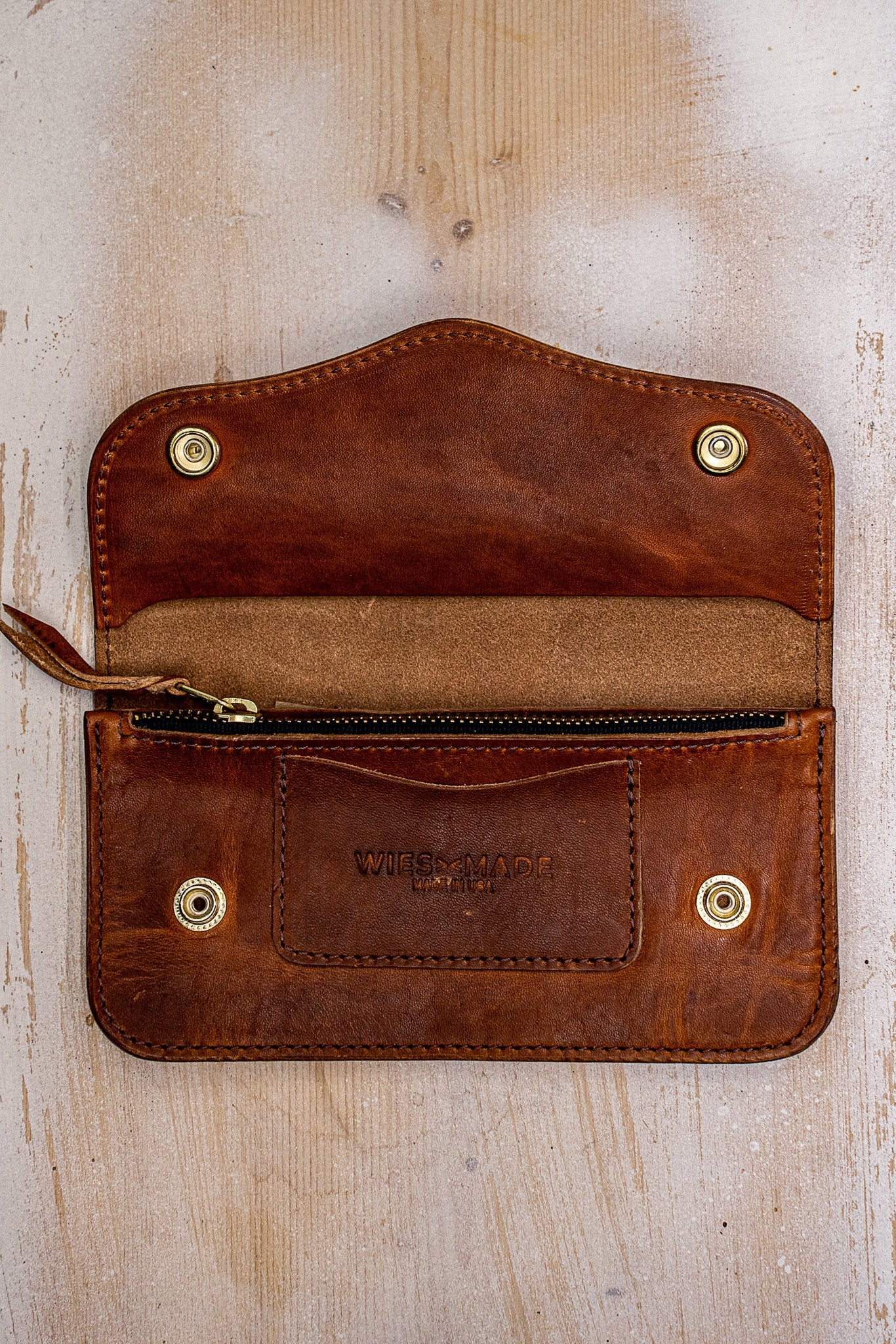 Roper Wallet Tan | Horween Leather