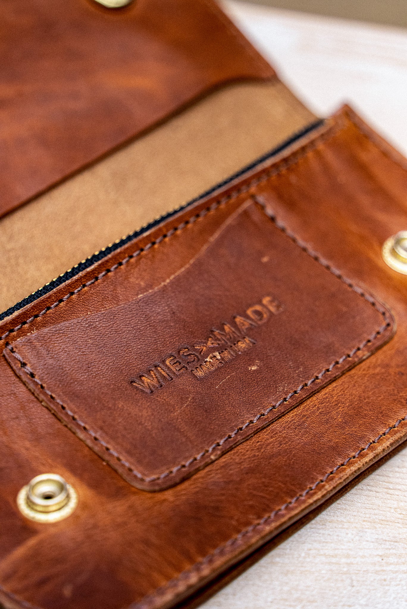 Roper Wallet Tan | Horween Leather
