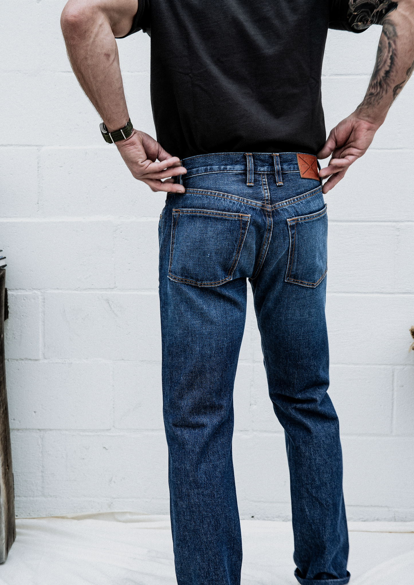 Sam Vidalia Mills 14oz Selvedge Jeans Ocean Wash | 100% American Made Cotton