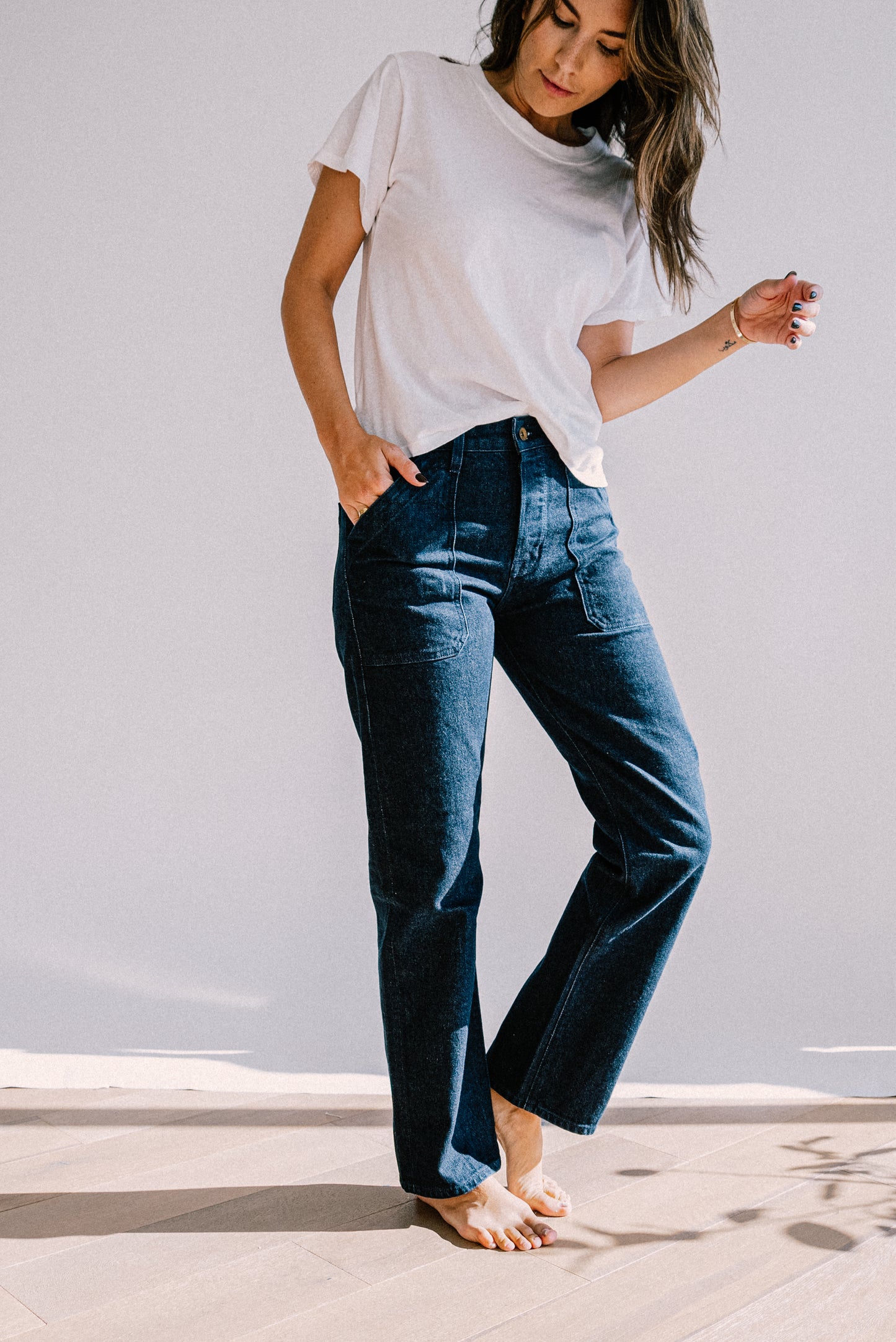 Scout Jean | Ocean Wash Denim Military Pant