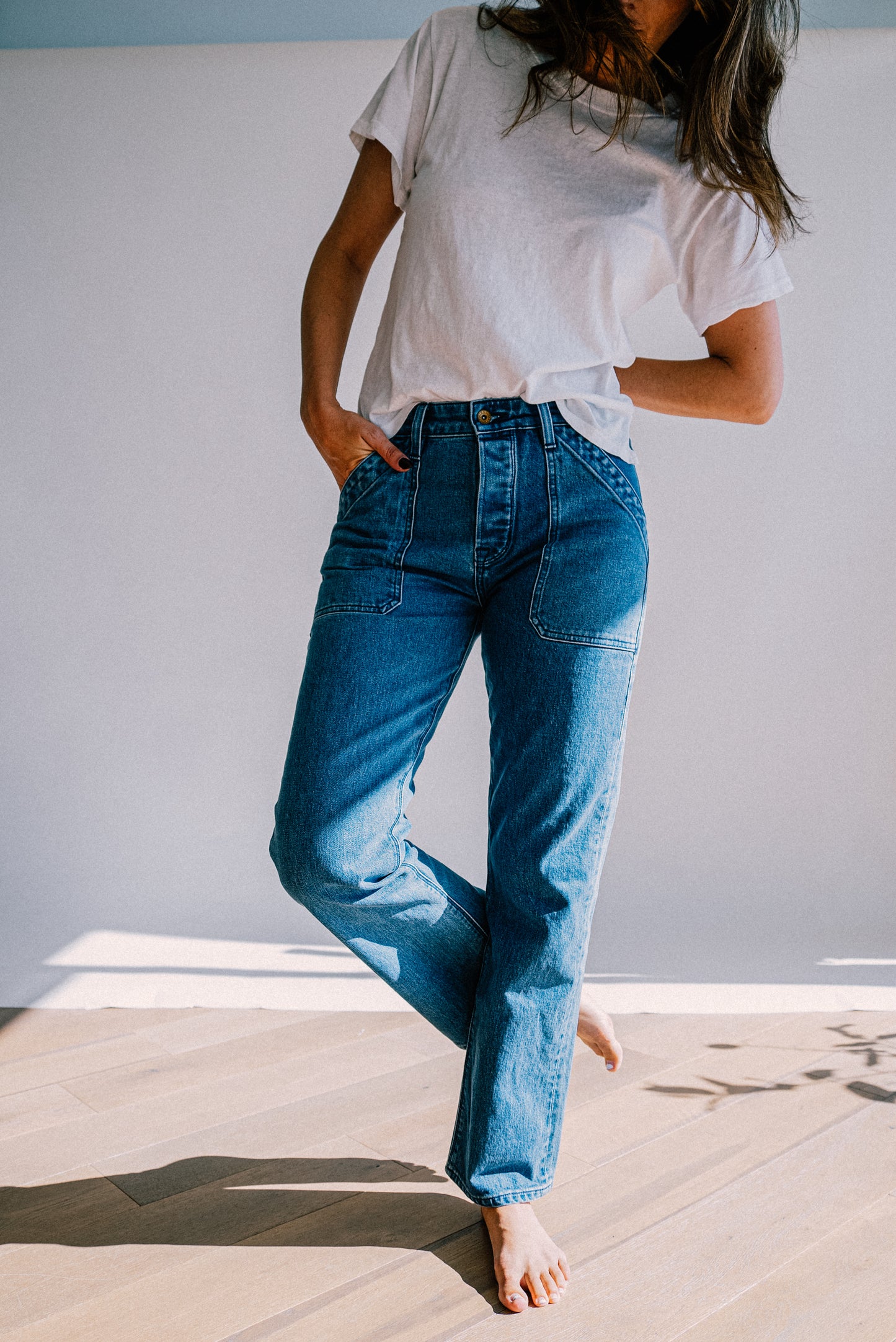 Scout Jean | Salt Wash Denim Military Pant
