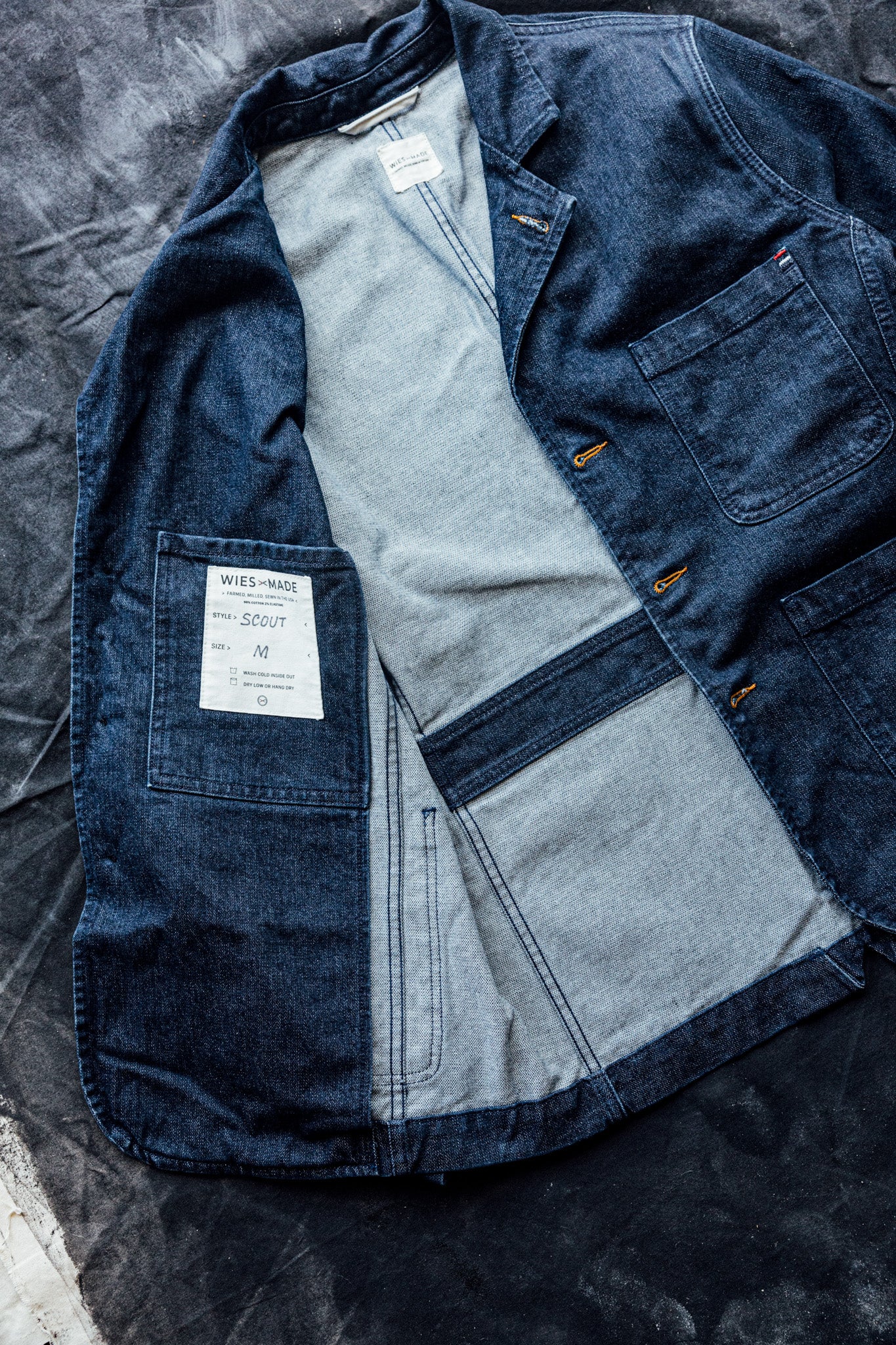 Scout Blazer | Denim Chore Blazer Ocean