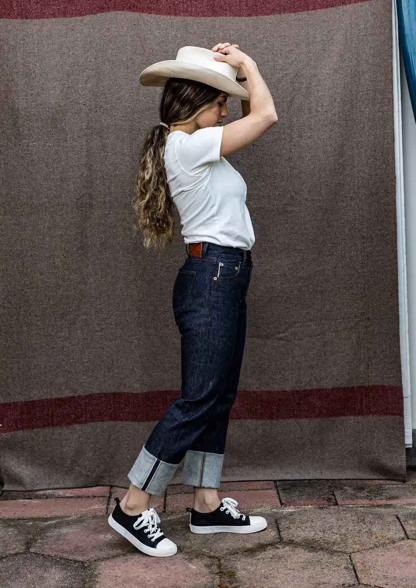 Sidney Fit Jean | Raw Selvedge Denim High Rise straight leg