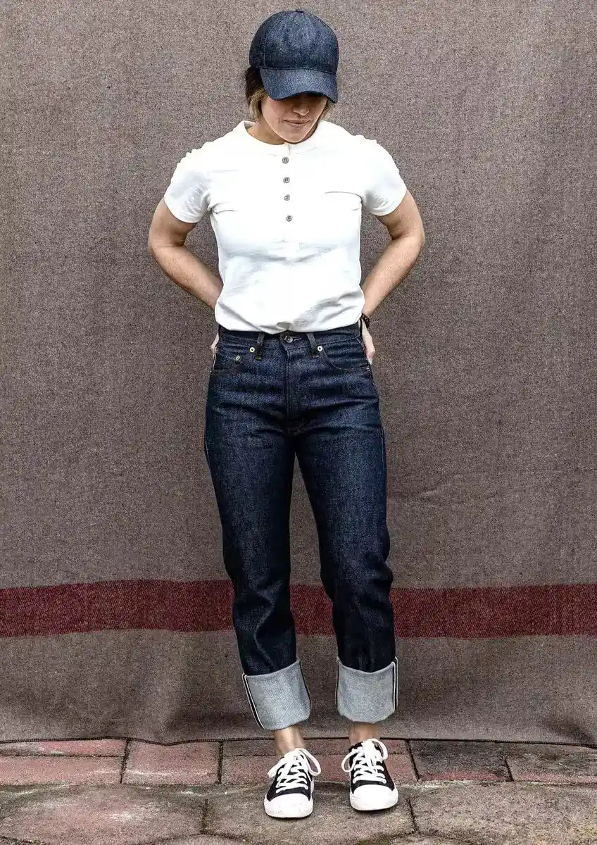 Sidney Fit Jean | Raw Selvedge Denim High Rise straight leg
