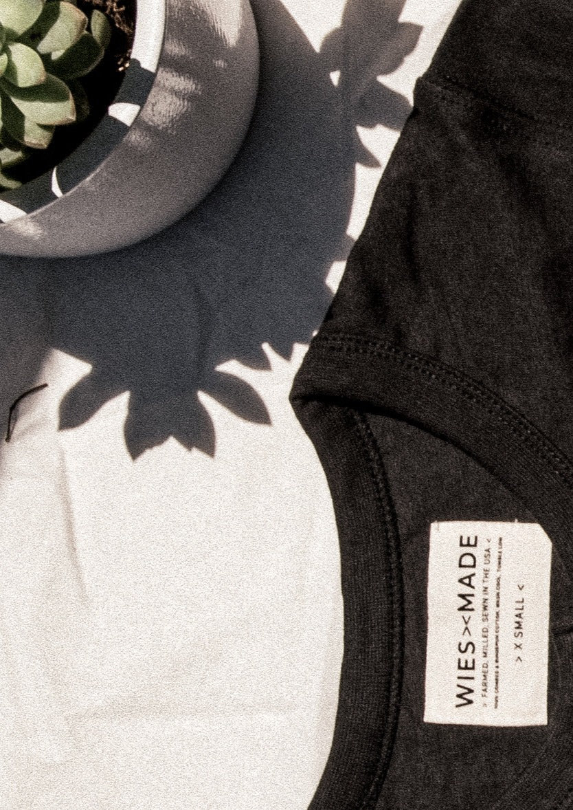Women's Bolinas Heavyweight Tee | 8oz 100% American Made Cotton - Basalt