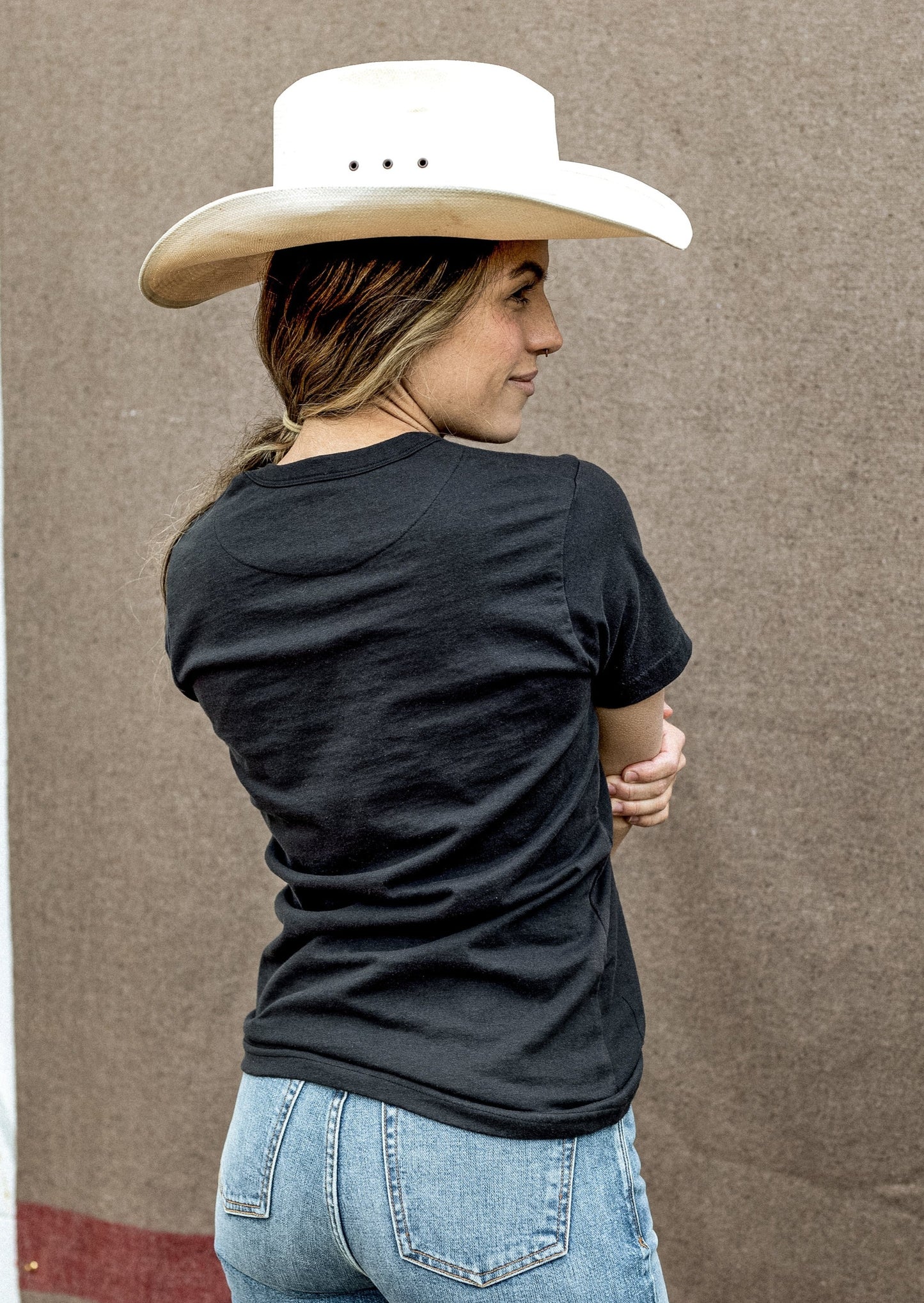 Women's Bolinas Heavyweight Tee | 8oz 100% American Made Cotton - Basalt