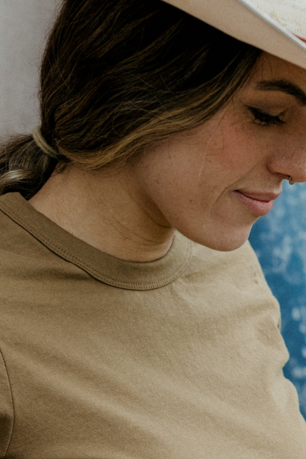Women's Bolinas Heavyweight Tee | 8oz 100% American Made Cotton - Brown