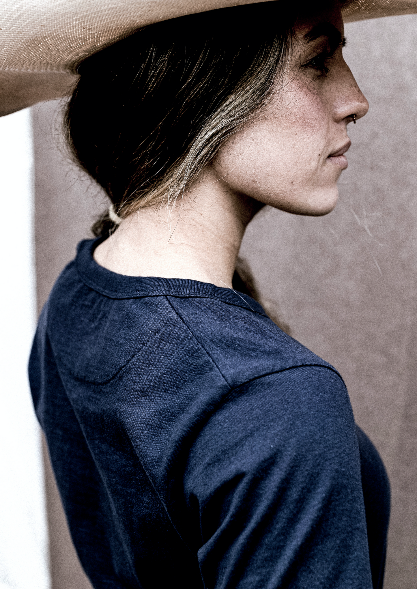 Women's Bolinas Heavyweight Tee | 8oz 100% American Made Cotton - Polar