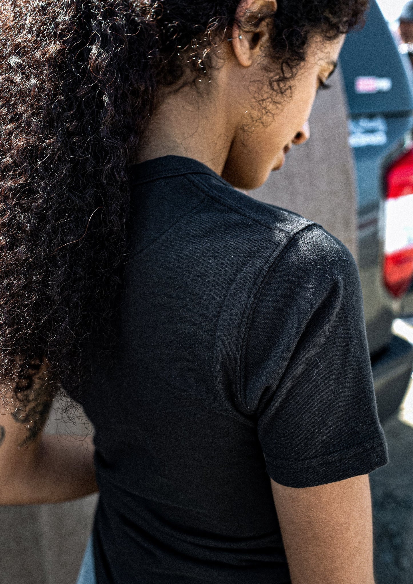 Women's Reyes Heavyweight Henley | 8oz 100% American Made Cotton - Basalt