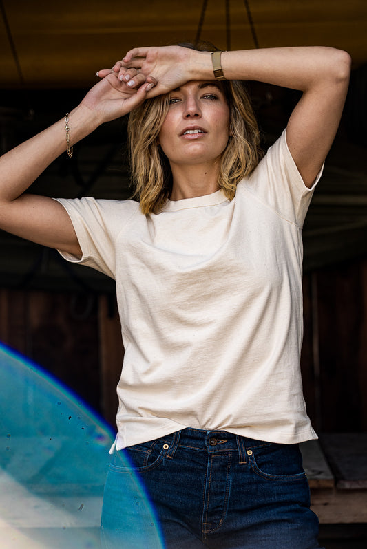 Reyes Boxy Tee | 100% Natural Cotton
