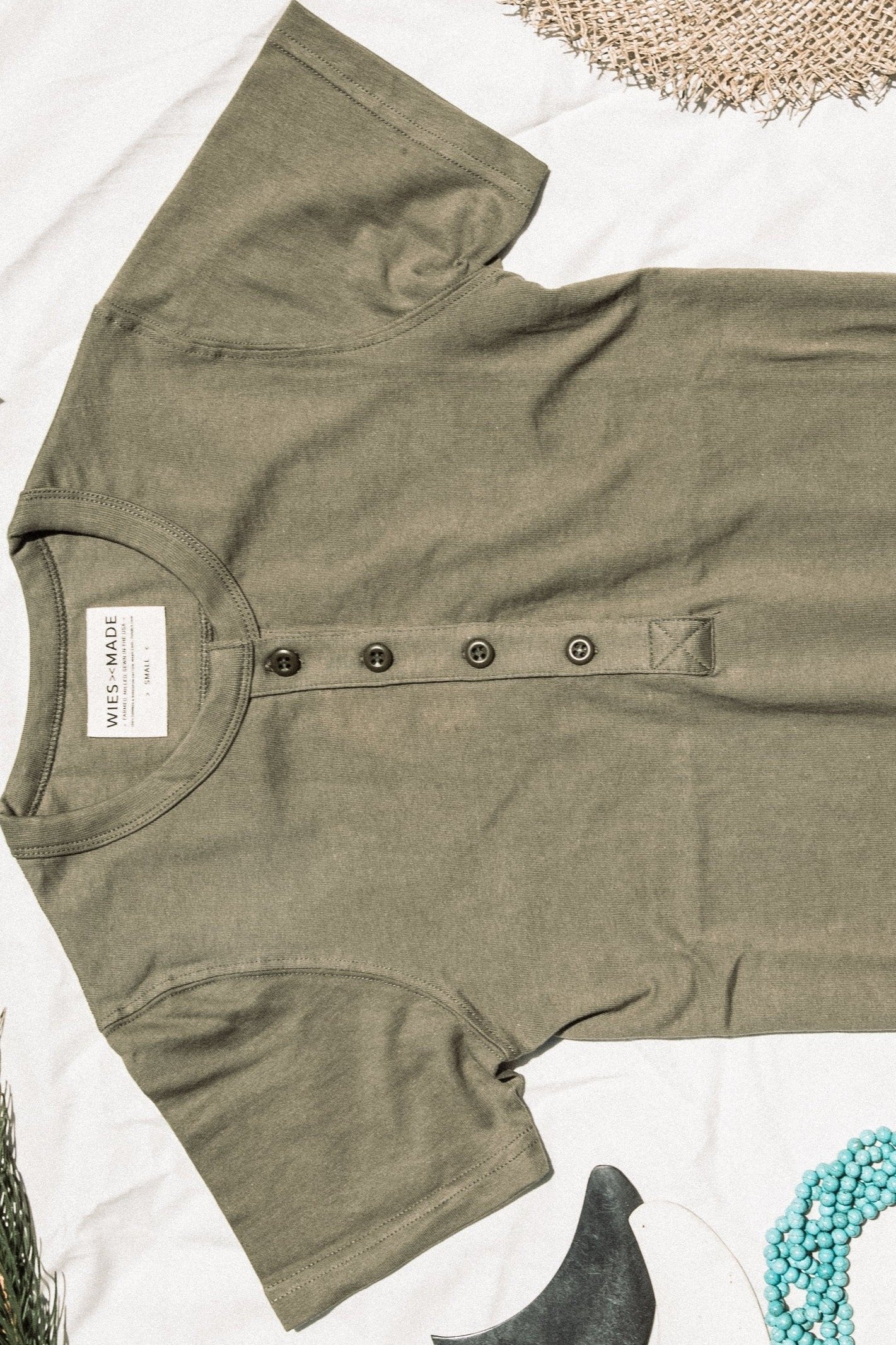 Reyes Henley | Heavyweight 8oz 100% Cotton