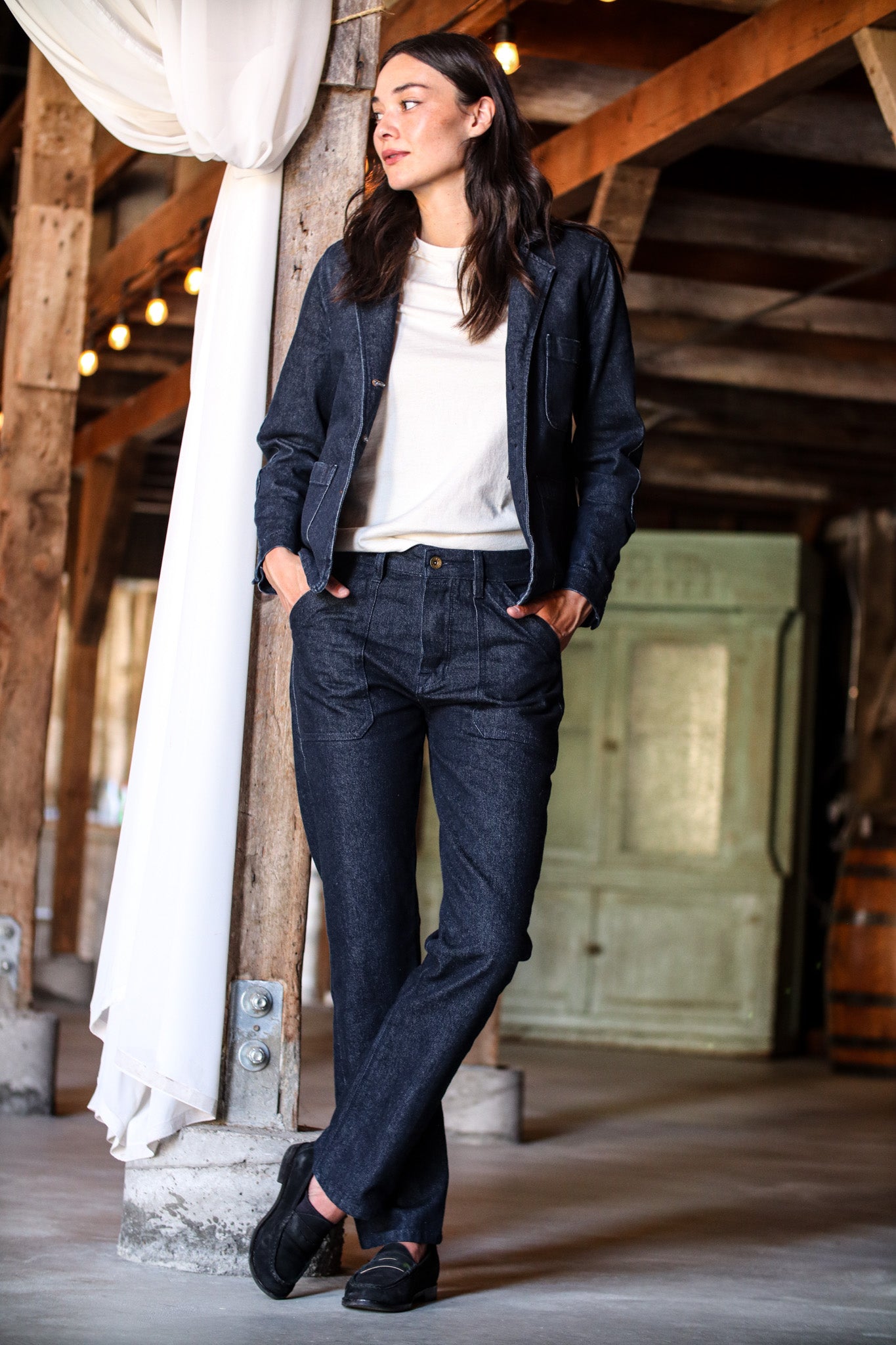 Scout Jean | Ocean Wash Denim Military Pant