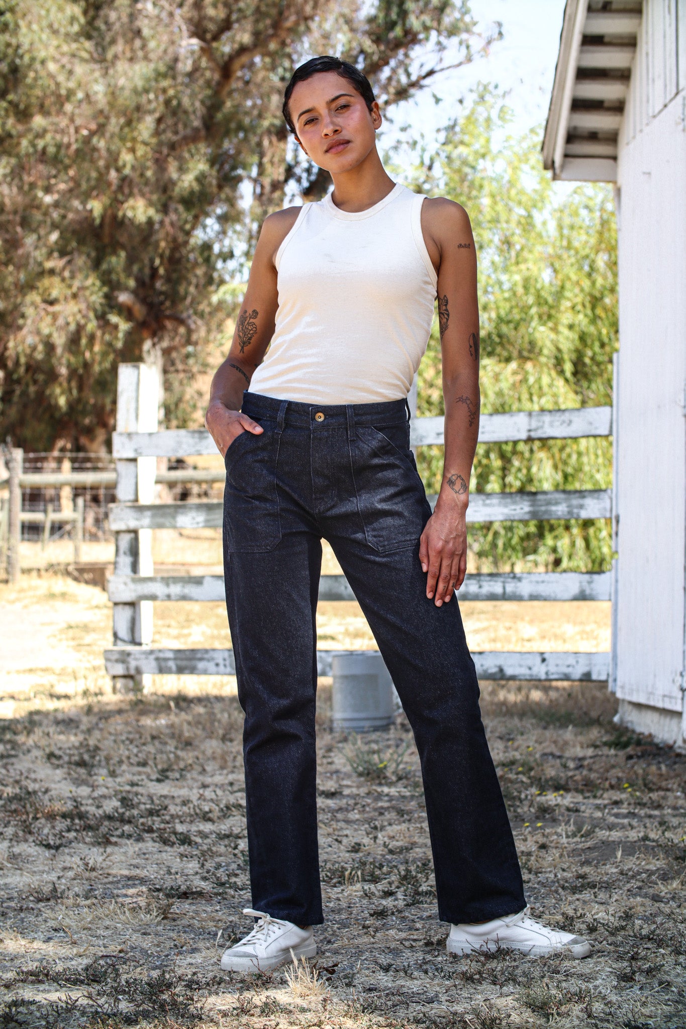 Scout Jean | Ocean Wash Denim Military Pant