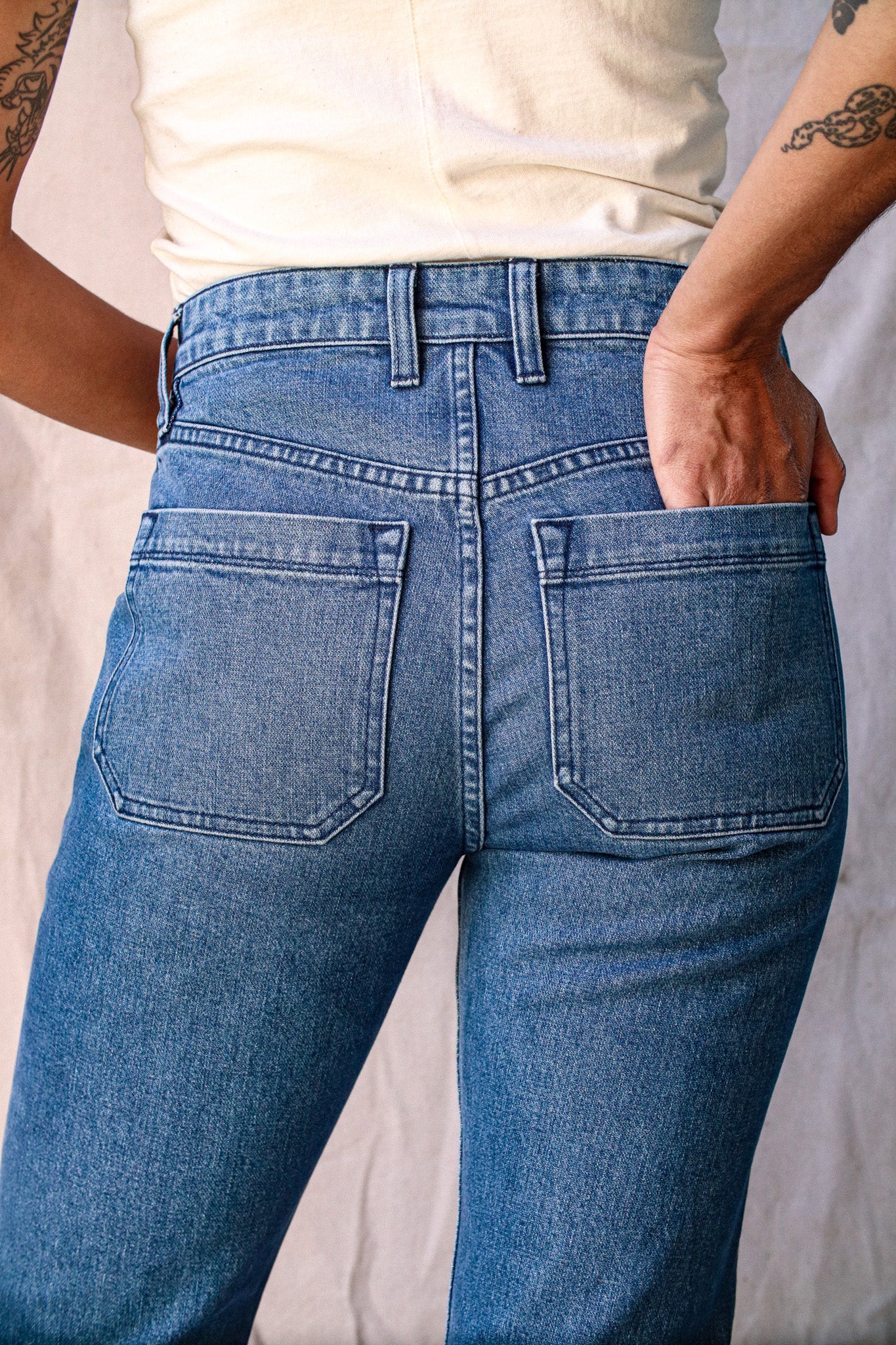 Scout Jean | Salt Wash Denim Military Pant