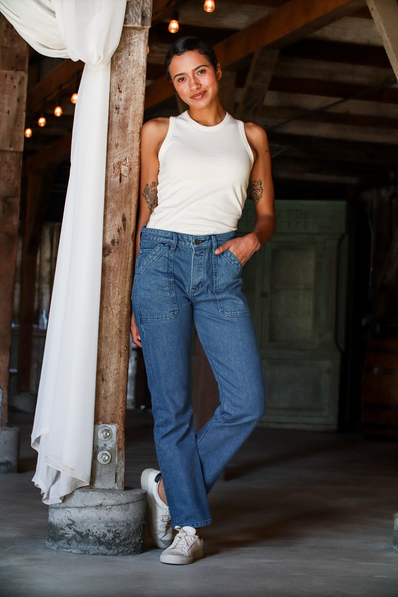 Scout Jean | Salt Wash Denim Military Pant