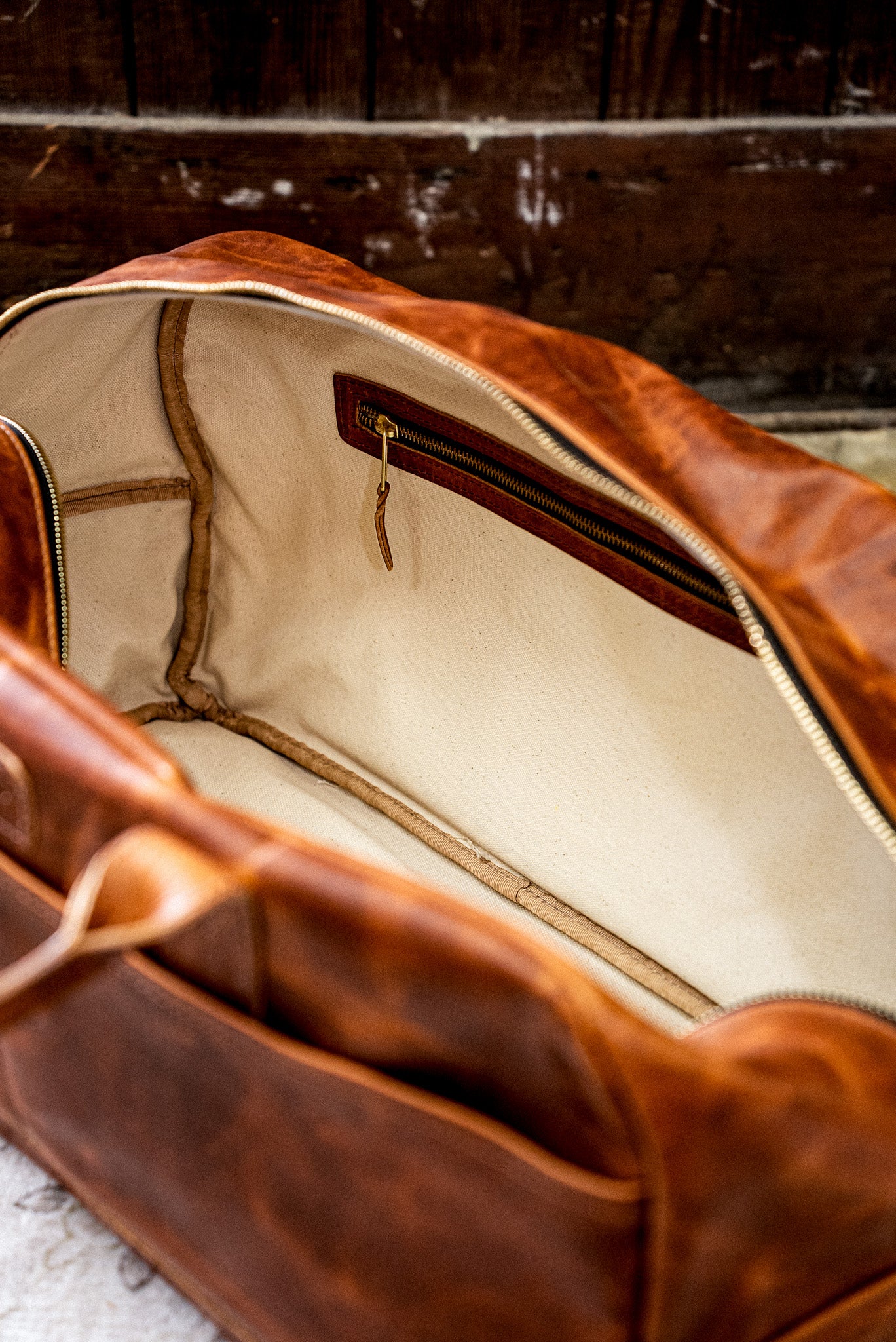 Weekender Bag Tan | Horween Leather