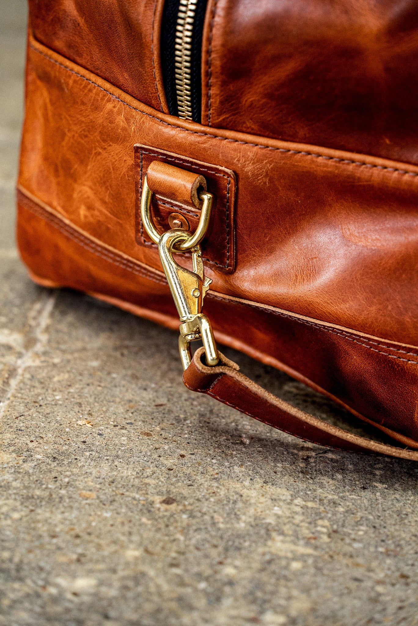 Weekender Bag Tan | Horween Leather