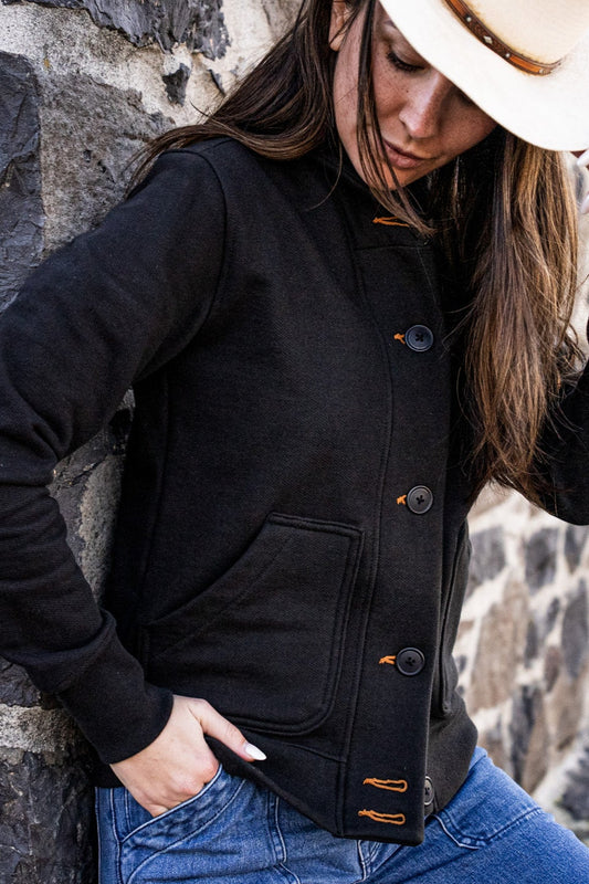 Bodega Cardigan | 140z 100% Cotton French Terry